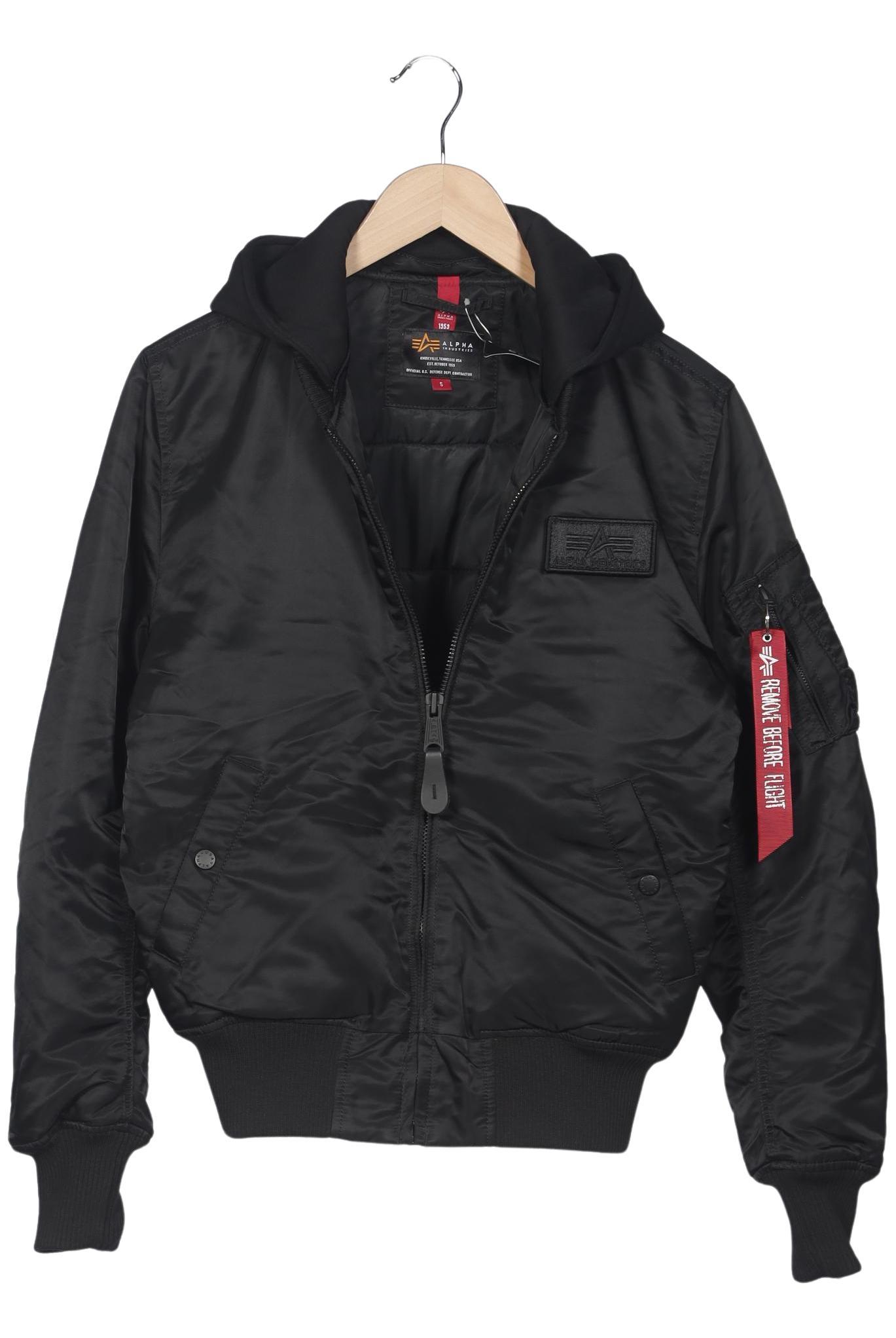 

Alpha industries Herren Jacke, schwarz, Gr. 46