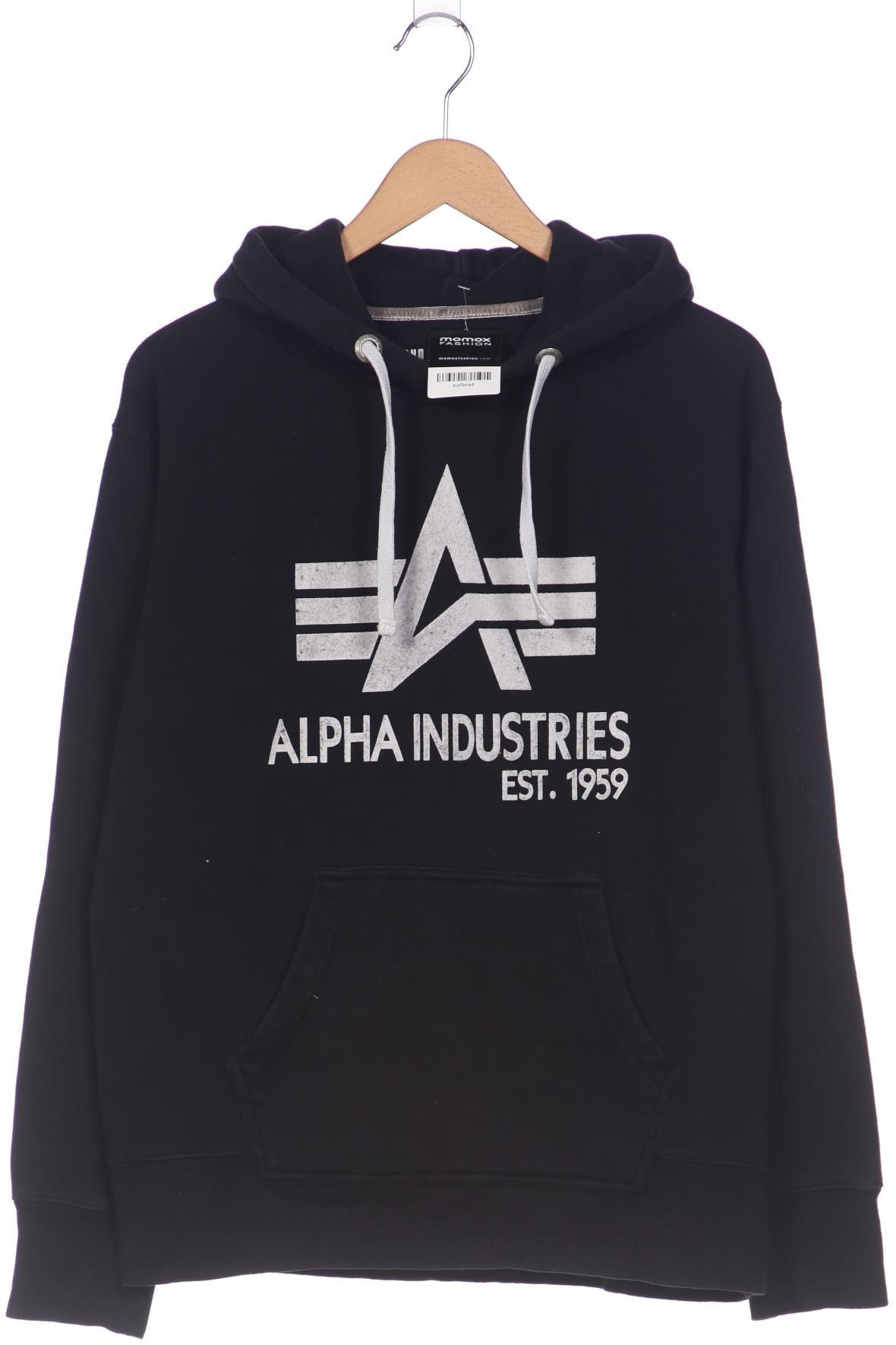 

Alpha industries Herren Kapuzenpullover, schwarz, Gr. 48