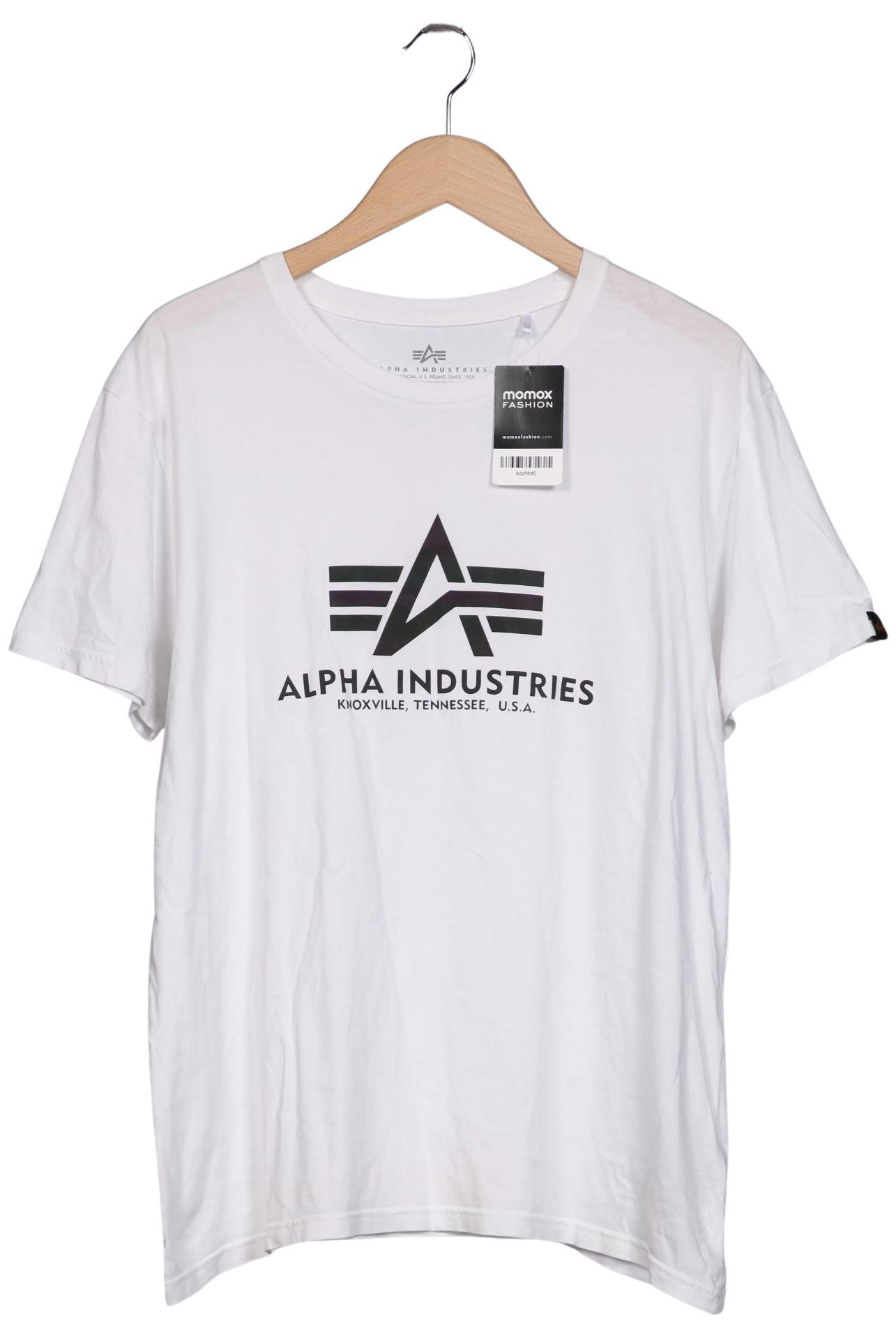 

Alpha industries Herren T-Shirt, weiß, Gr. 54