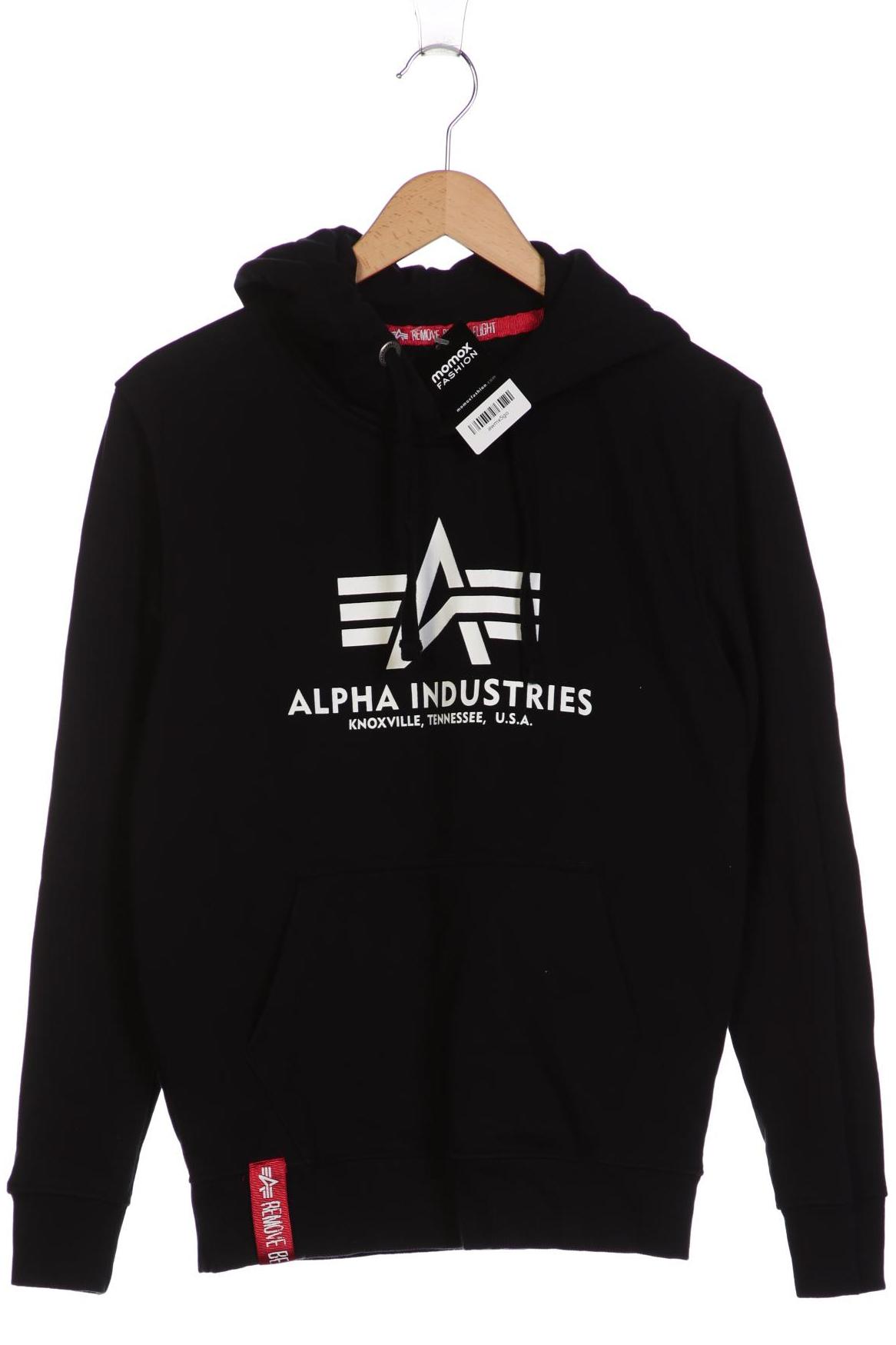 

Alpha industries Herren Kapuzenpullover, schwarz, Gr. 46