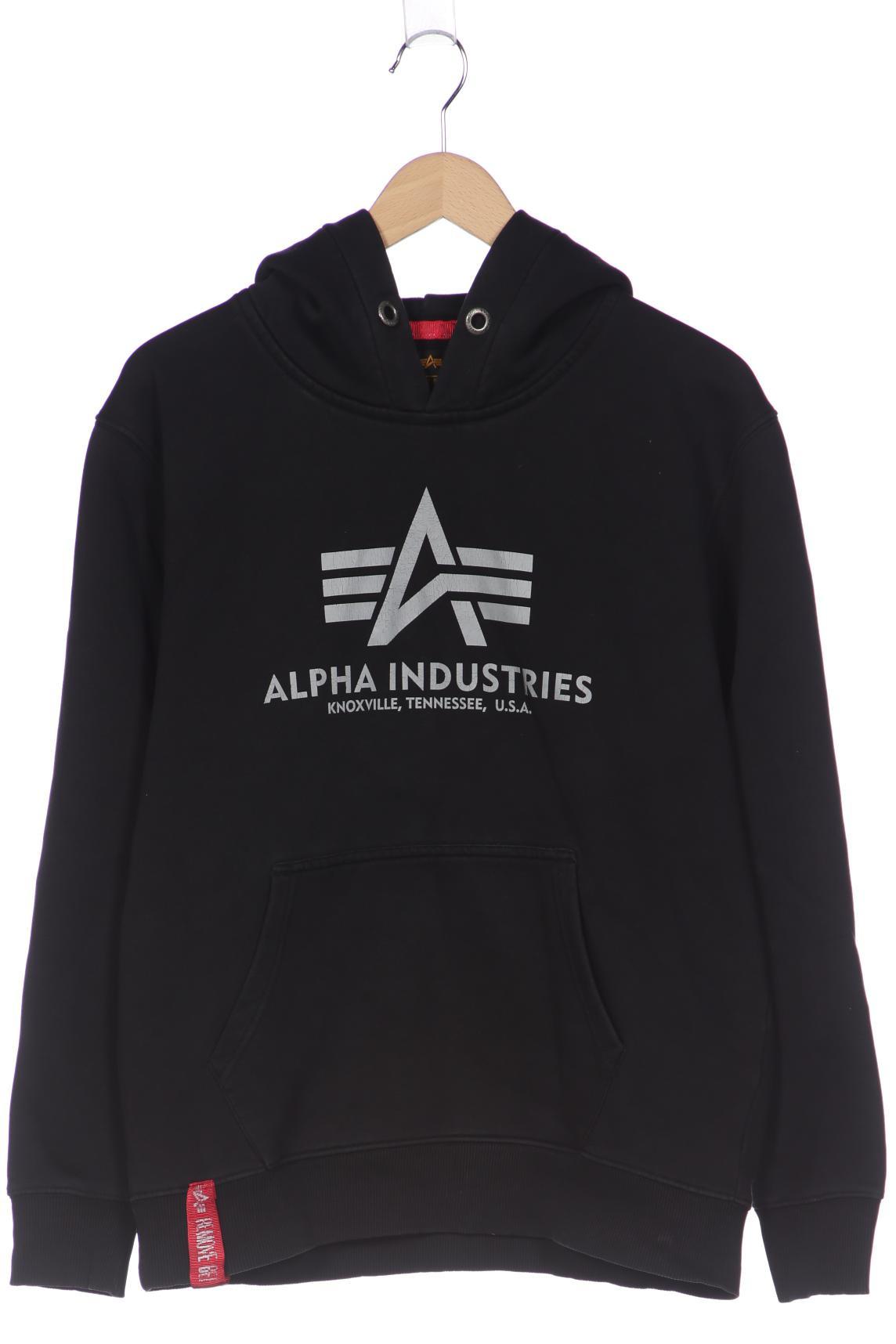 

Alpha industries Herren Kapuzenpullover, schwarz