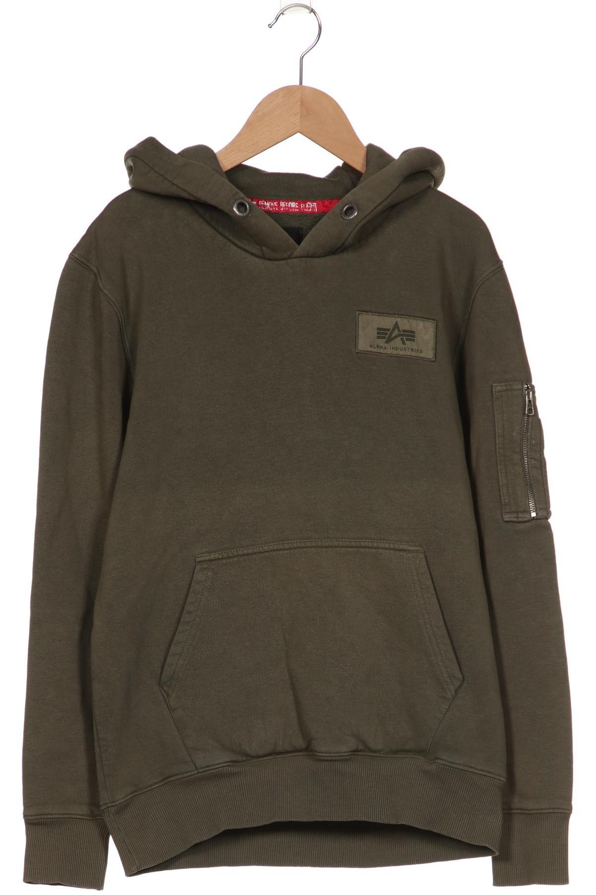 

Alpha industries Herren Kapuzenpullover, grün, Gr. 46