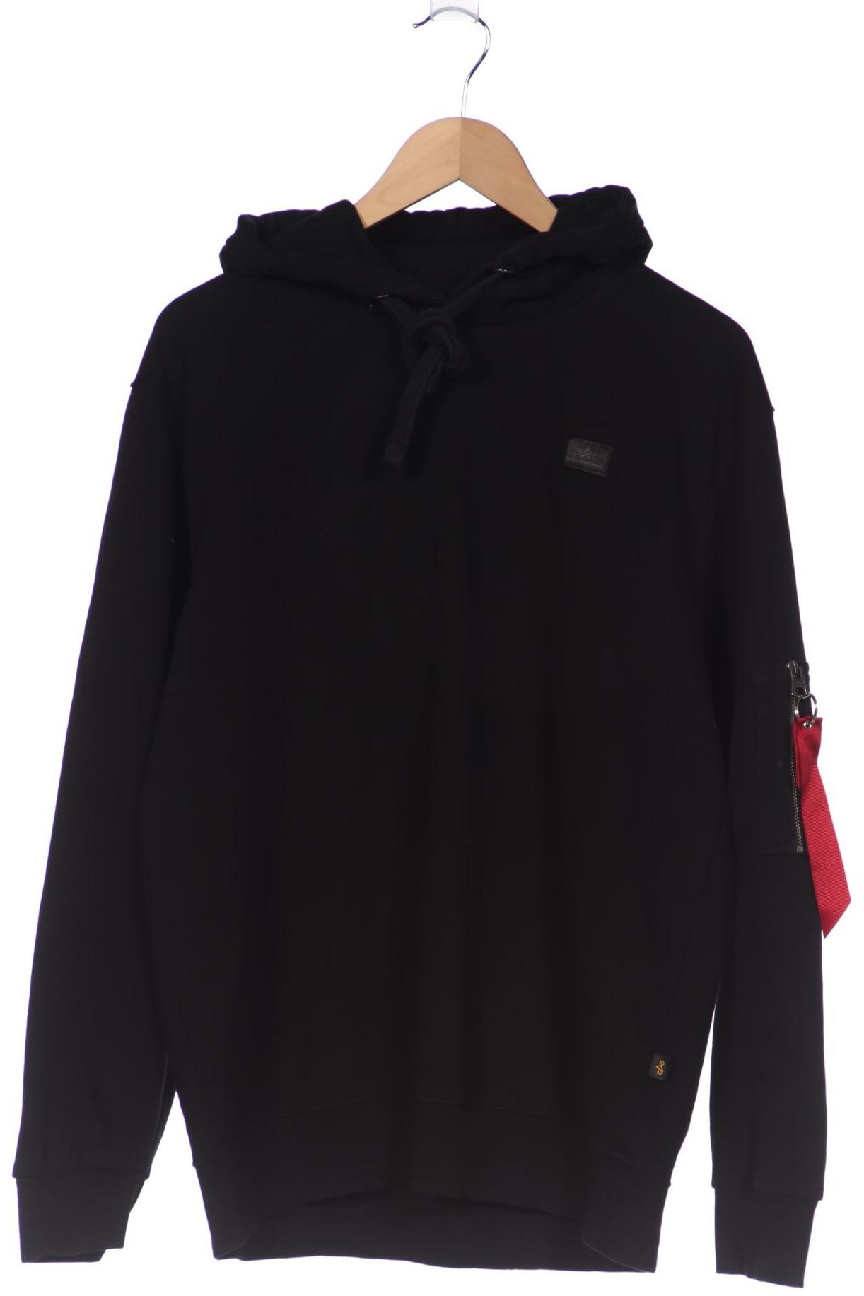

Alpha industries Herren Kapuzenpullover, schwarz