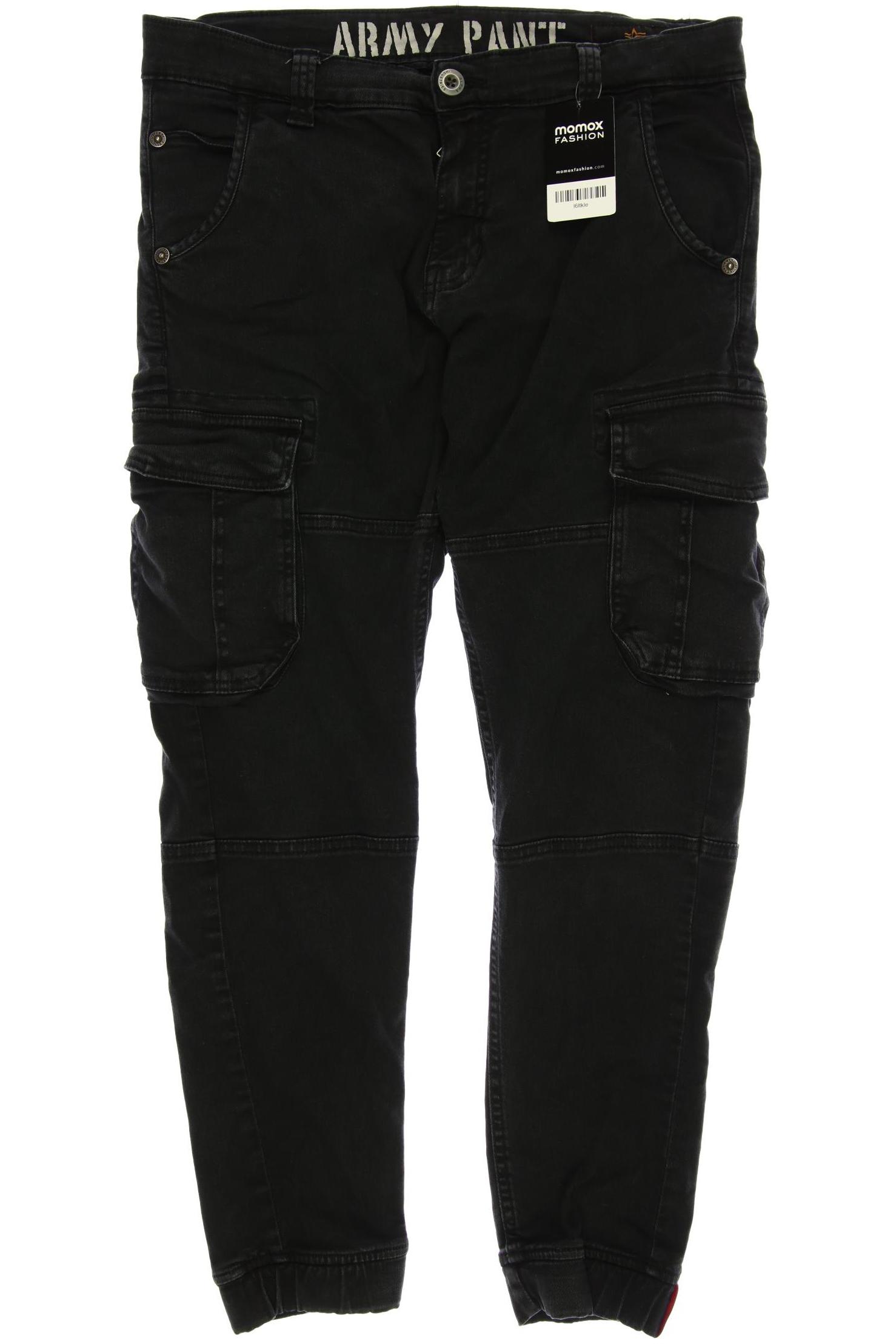 

Alpha industries Herren Stoffhose, schwarz, Gr. 50