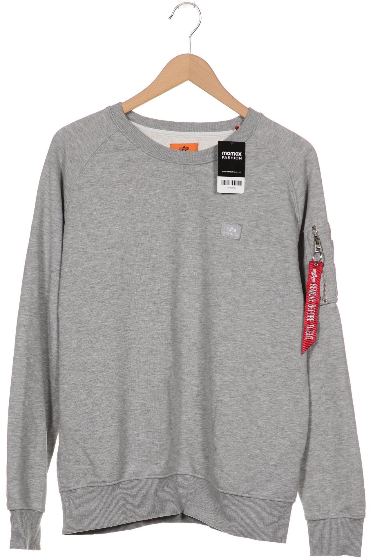 

Alpha industries Herren Sweatshirt, grau, Gr. 52