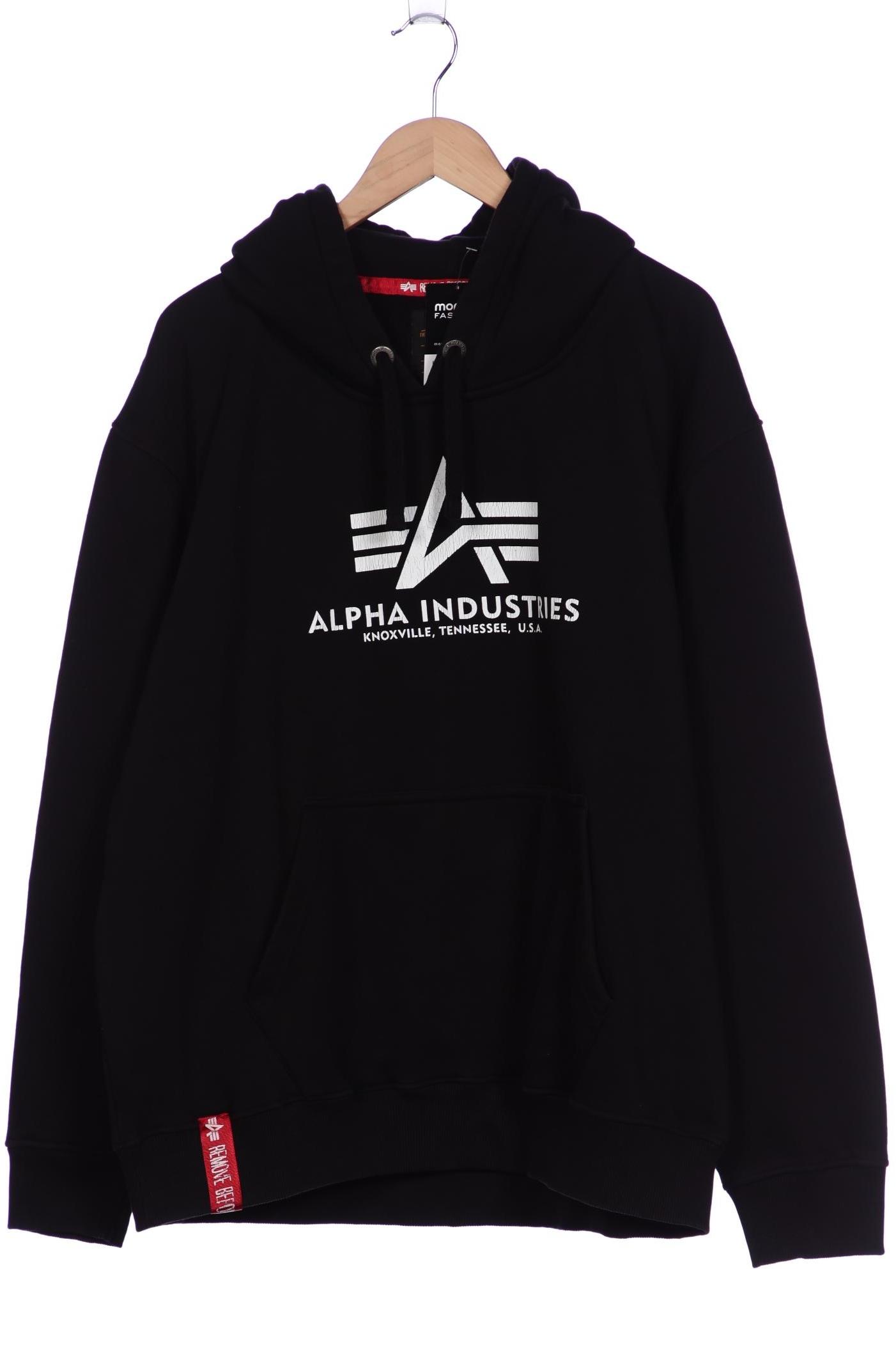 

Alpha industries Herren Kapuzenpullover, schwarz, Gr. 60