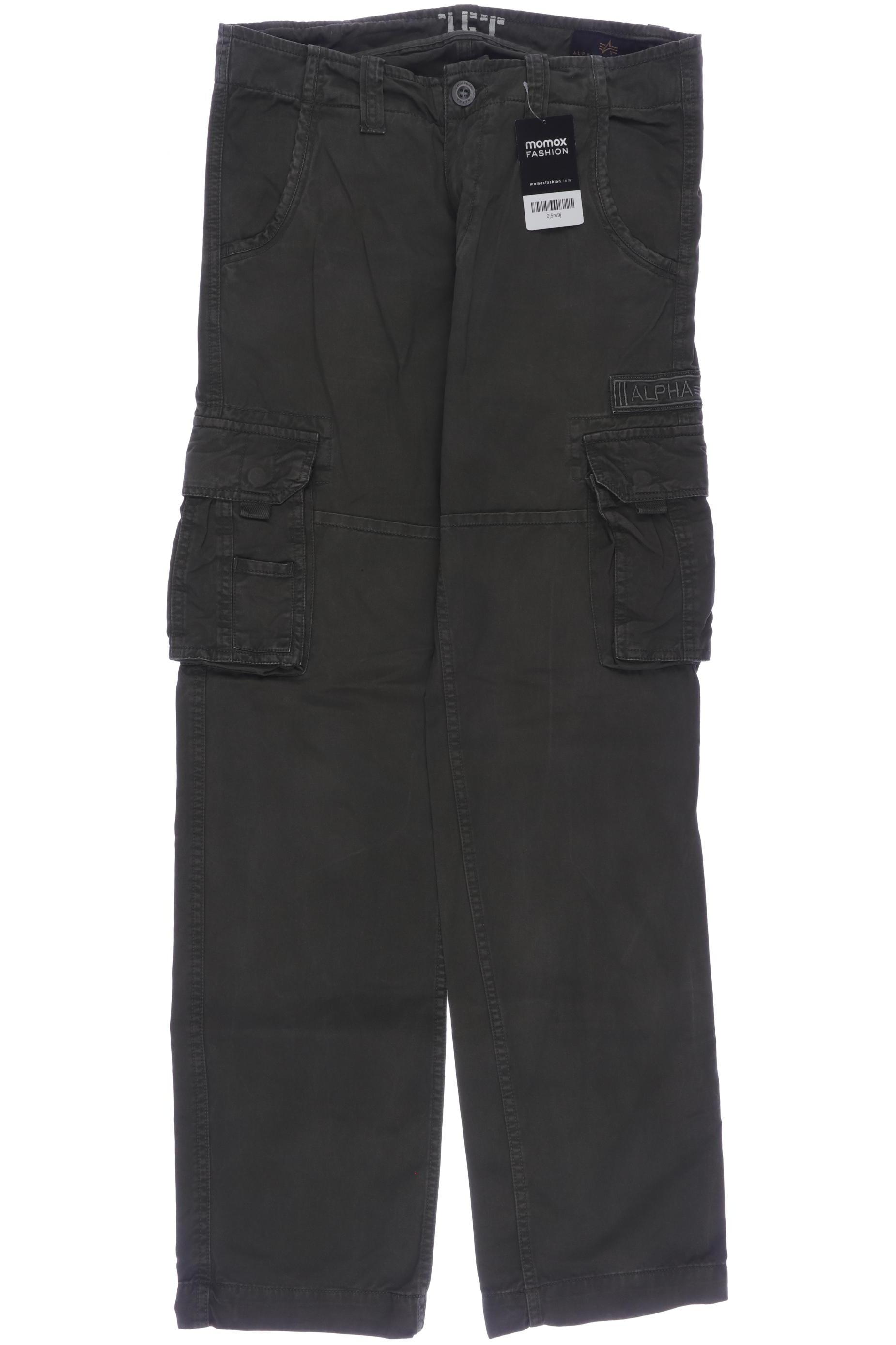 

Alpha industries Herren Stoffhose, grün, Gr. 30