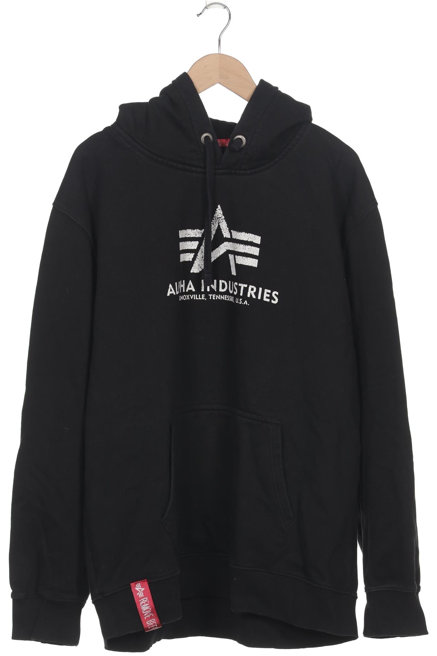 

Alpha industries Herren Kapuzenpullover, schwarz, Gr. 60