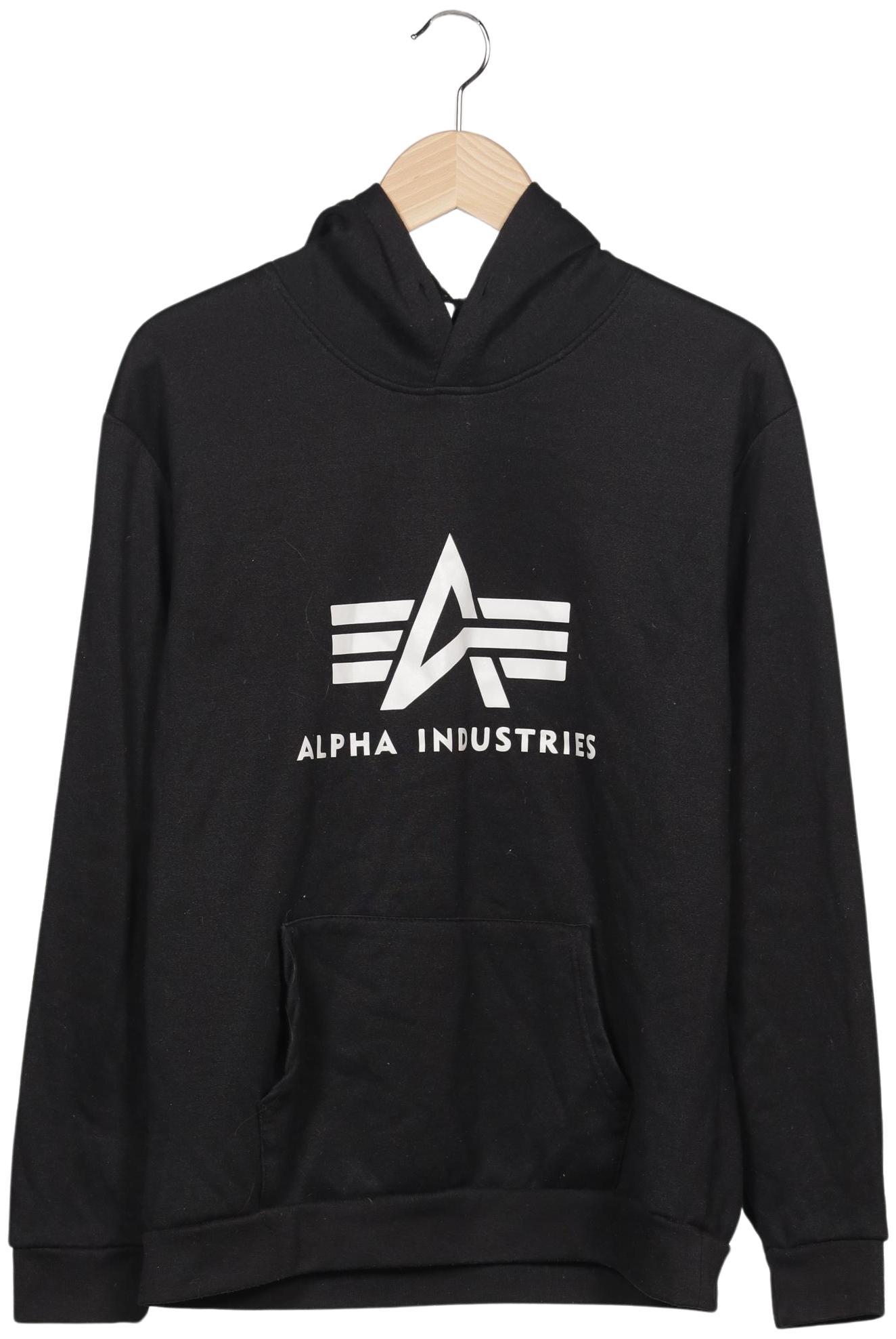 

Alpha industries Herren Kapuzenpullover, schwarz, Gr. 48