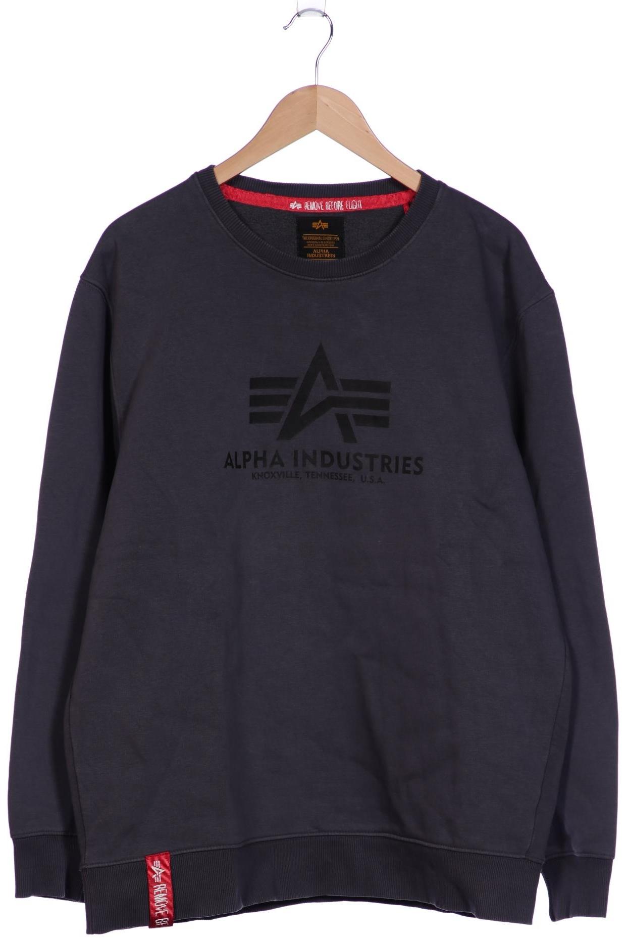 

Alpha industries Herren Sweatshirt, grau, Gr. 56