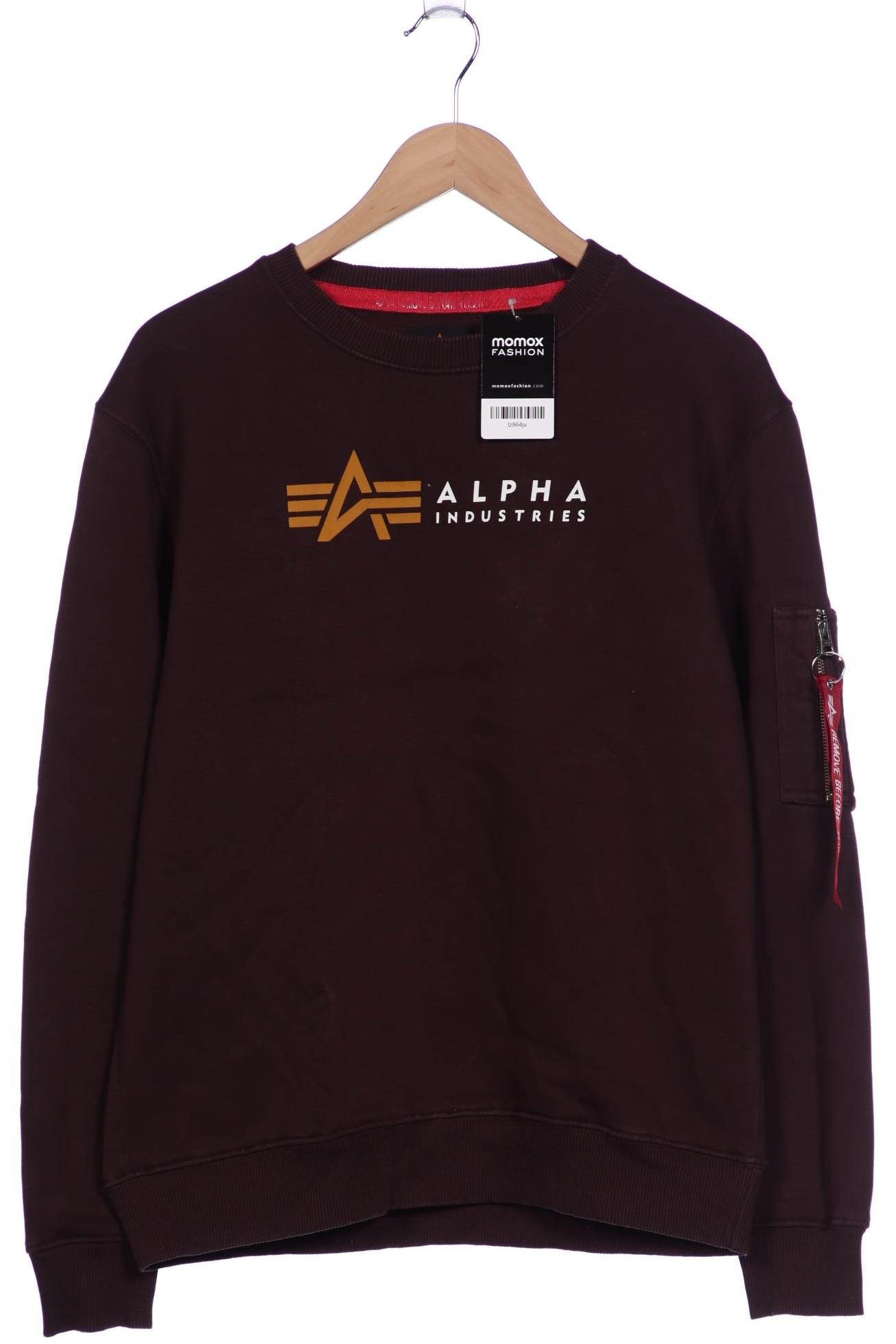 

Alpha industries Herren Sweatshirt, braun, Gr. 48