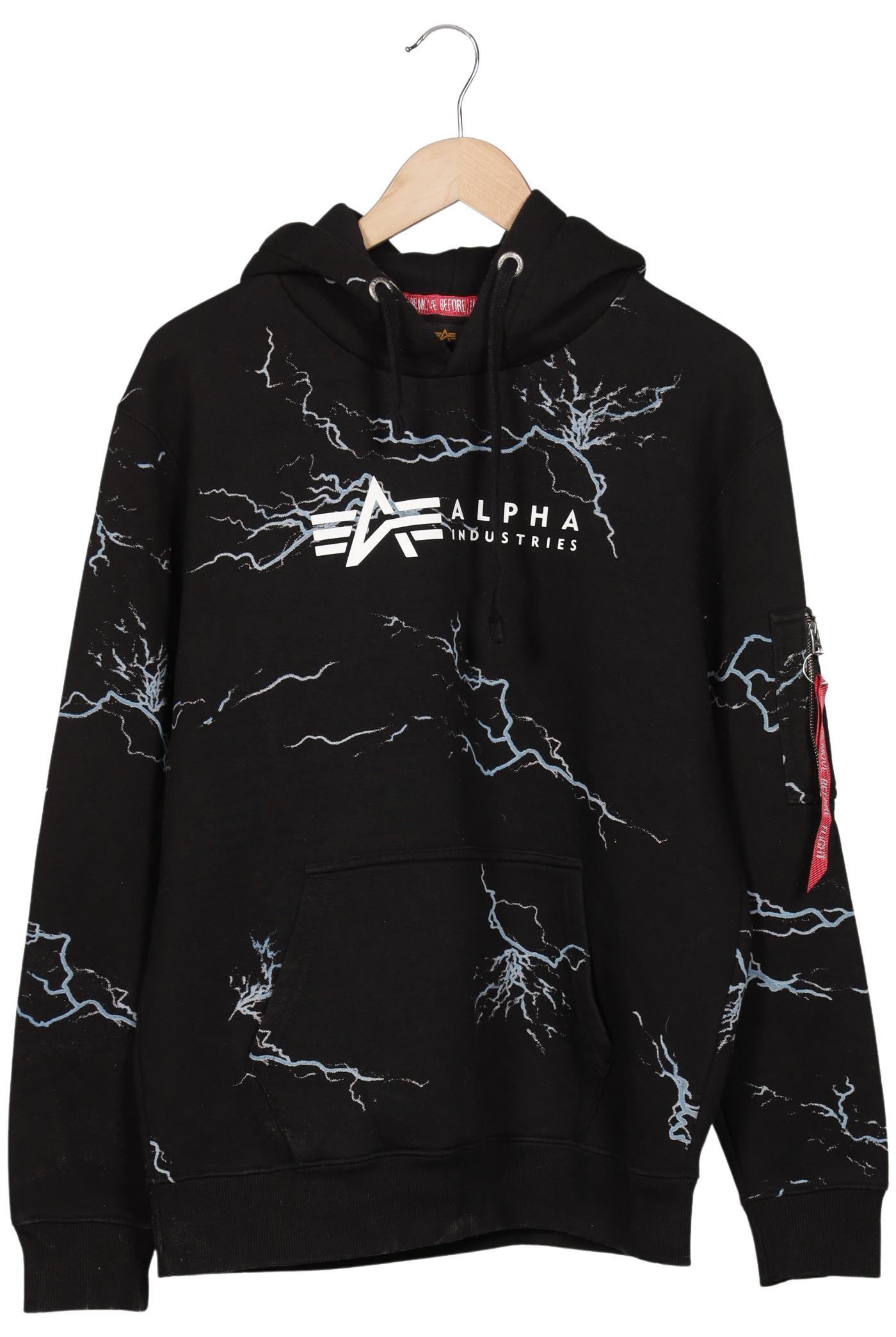 

Alpha industries Herren Kapuzenpullover, schwarz, Gr. 52