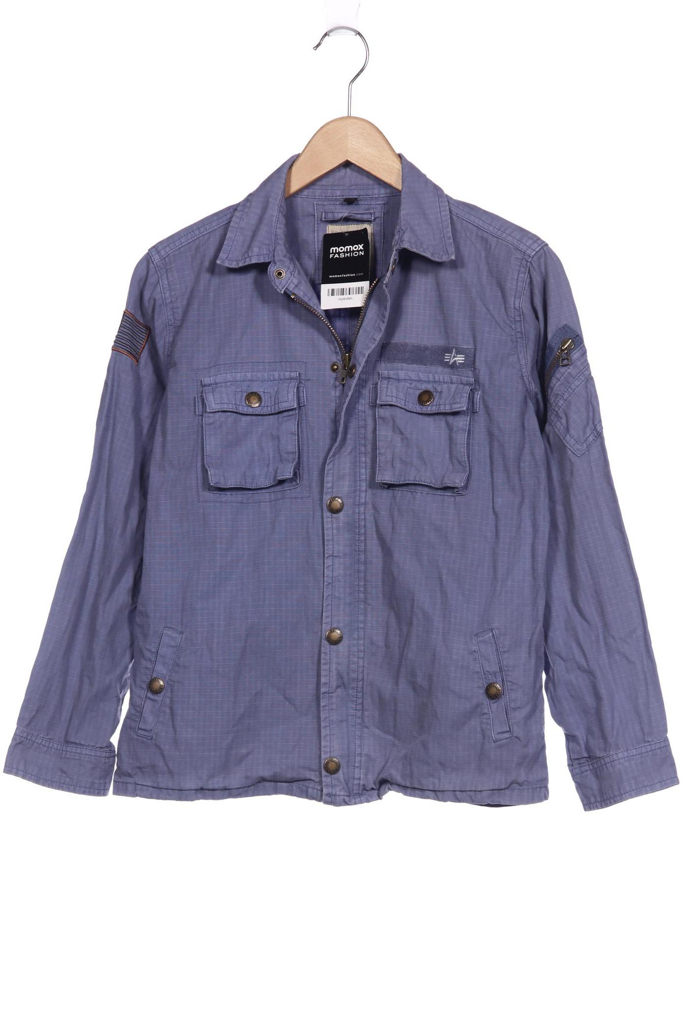 

Alpha industries Herren Jacke, blau, Gr. 46