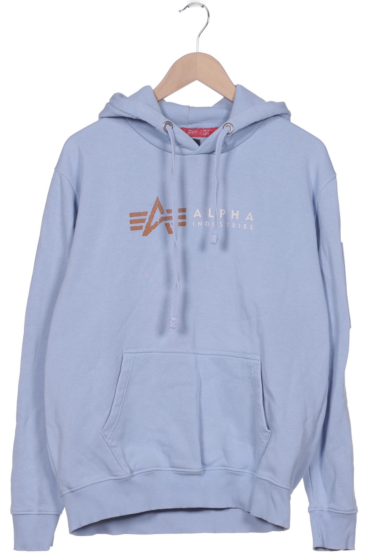 

Alpha industries Herren Kapuzenpullover, hellblau, Gr. 52