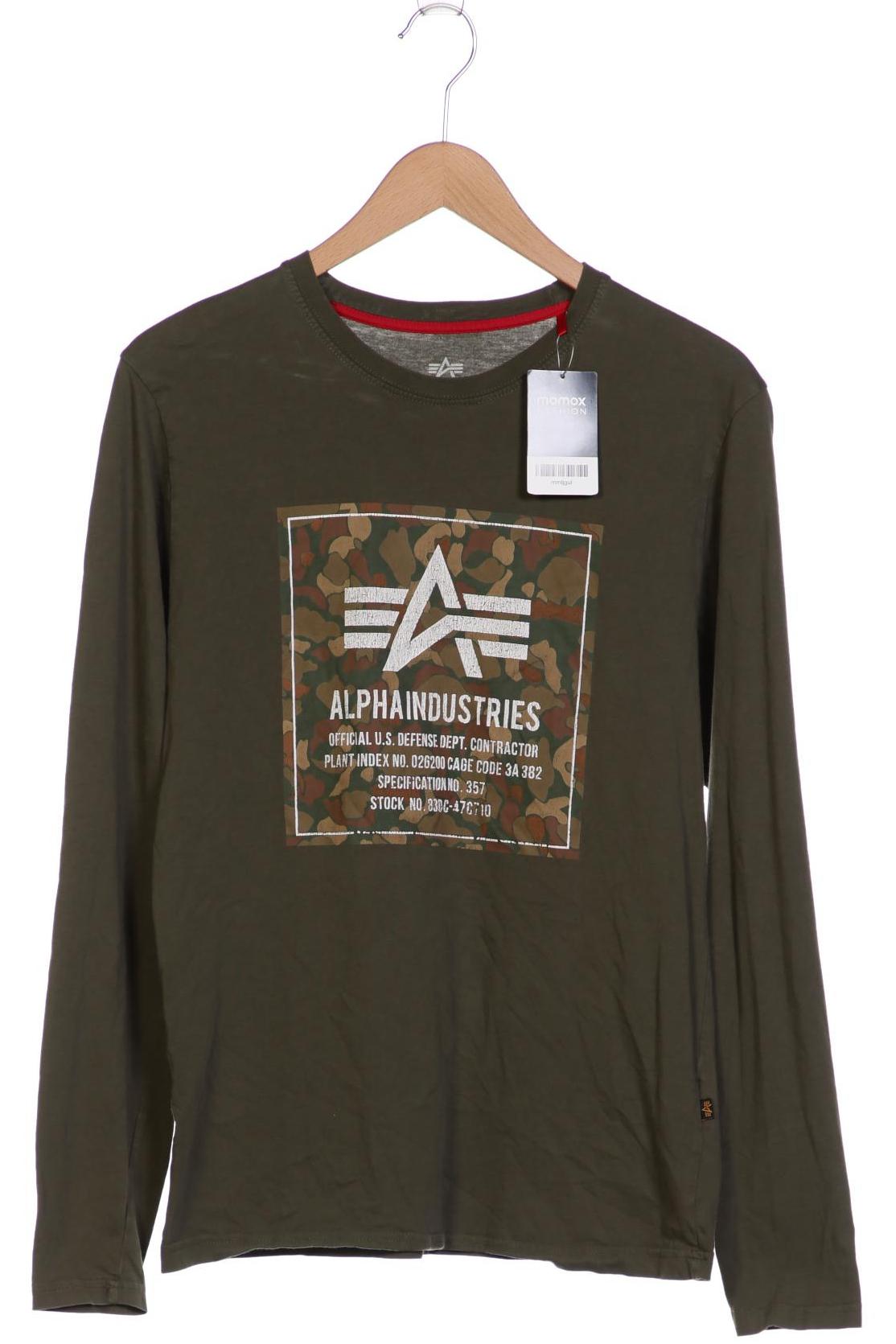 

Alpha industries Herren Langarmshirt, grün