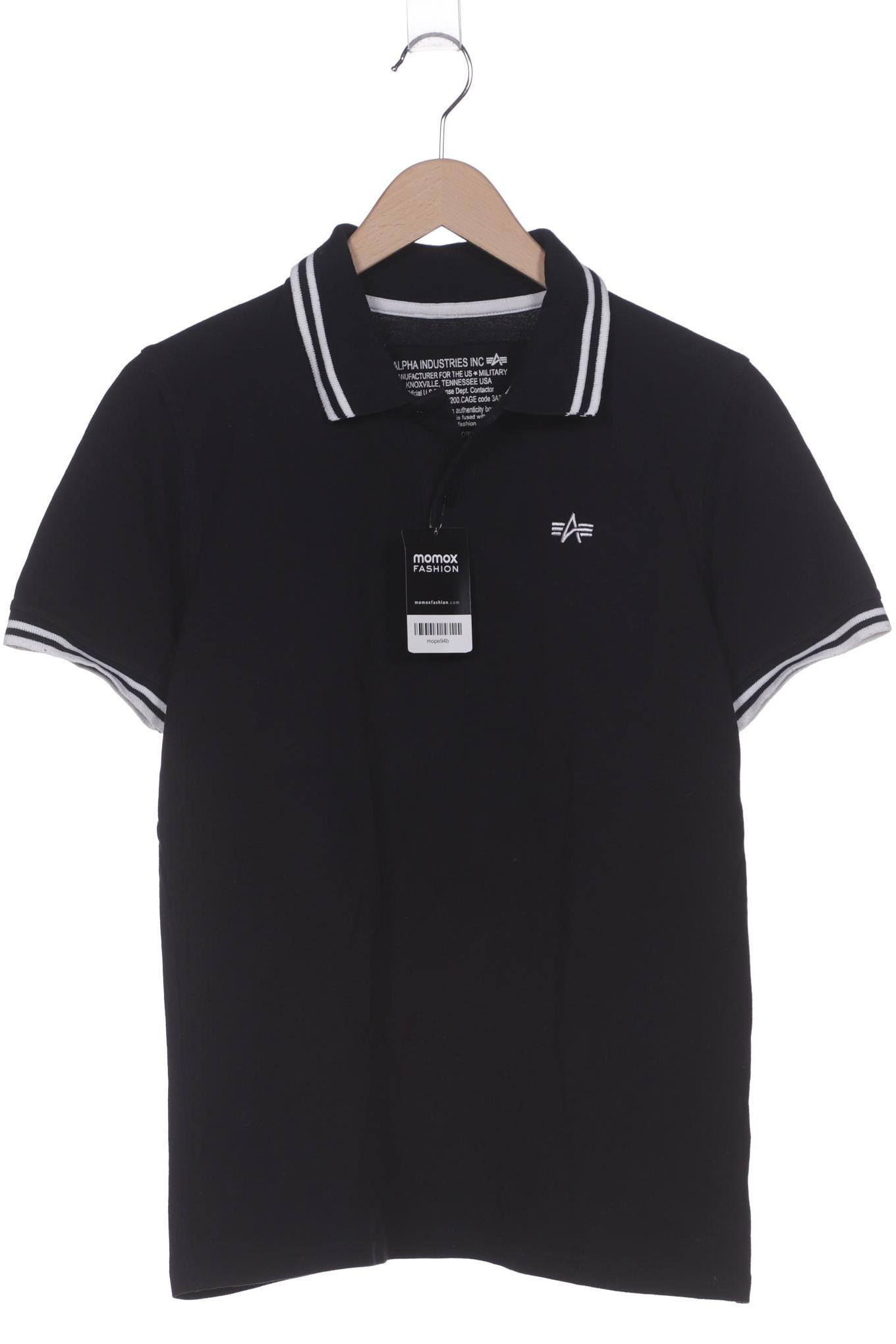 

Alpha industries Herren Poloshirt, schwarz, Gr. 46