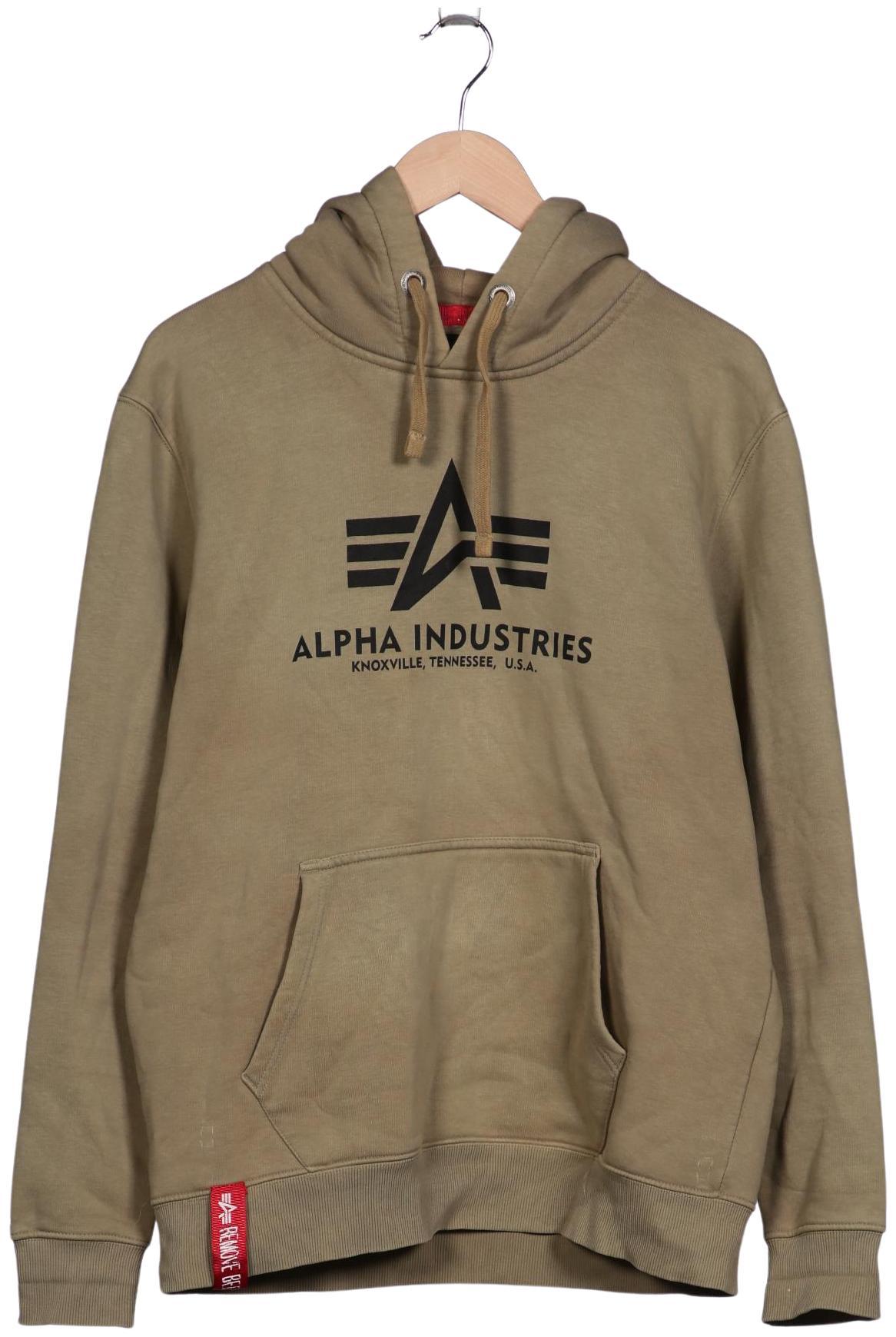 

Alpha industries Herren Kapuzenpullover, beige, Gr. 52