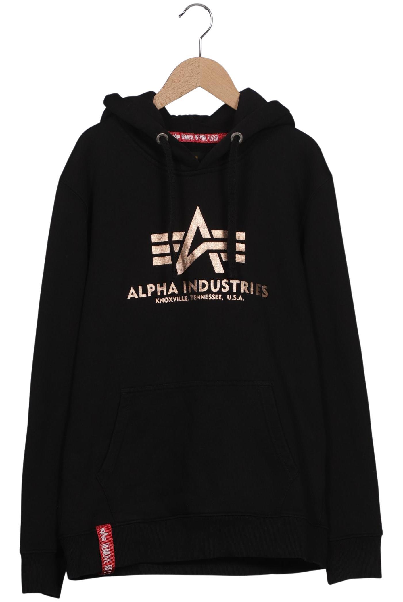 

Alpha industries Herren Kapuzenpullover, schwarz, Gr. 48