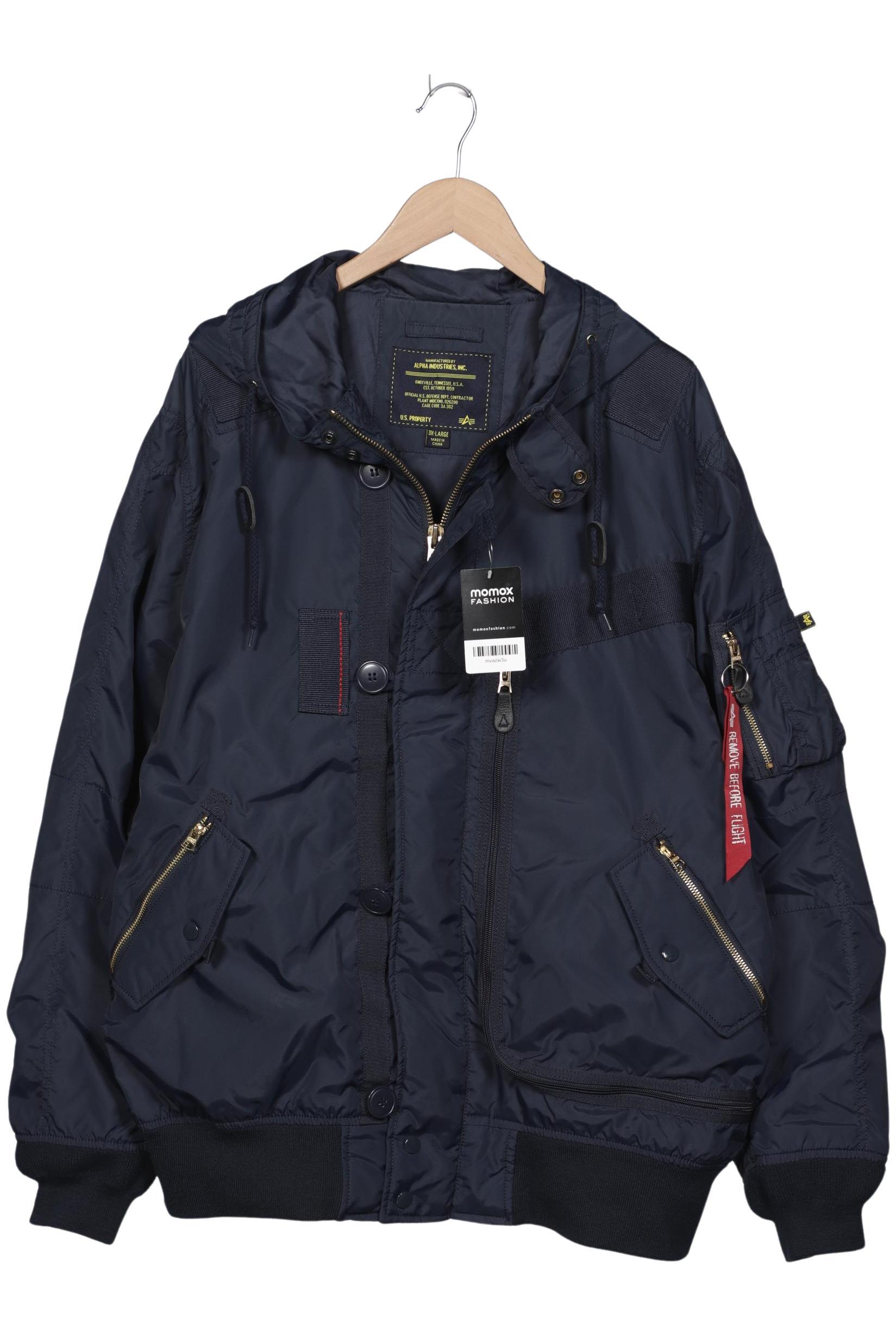 

Alpha industries Herren Jacke, marineblau, Gr. 58