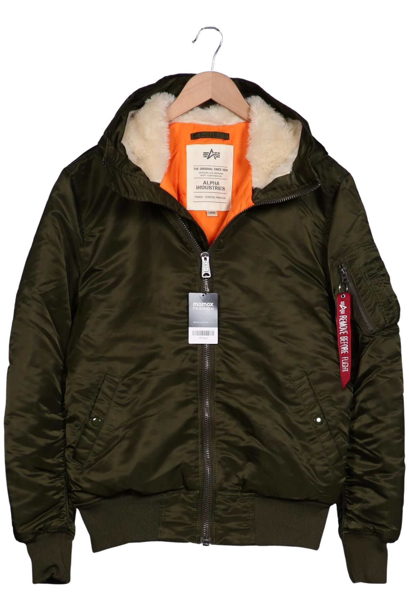 

Alpha industries Herren Jacke, grün, Gr. 52