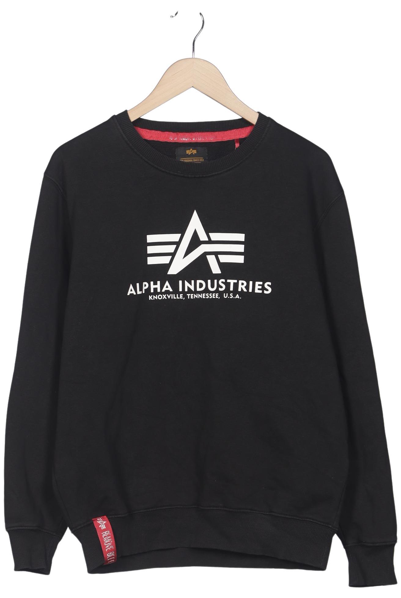 

Alpha industries Herren Sweatshirt, schwarz, Gr. 52