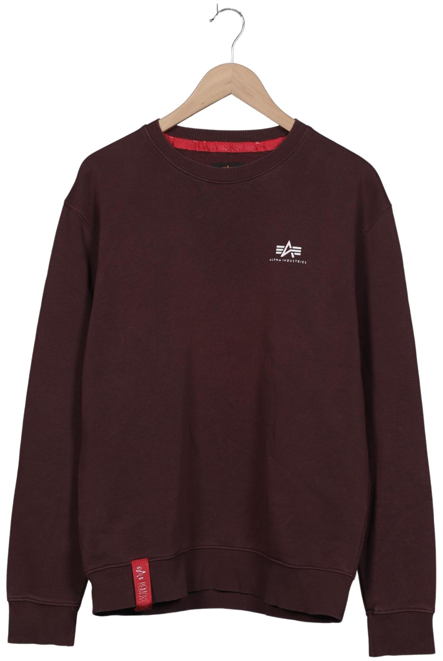 

Alpha industries Herren Sweatshirt, bordeaux, Gr. 52