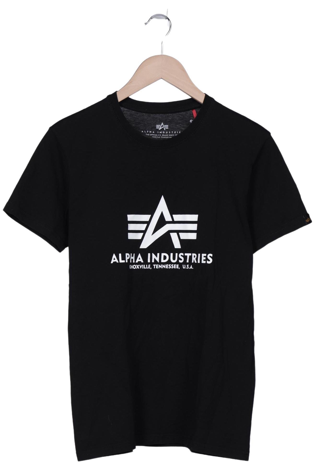 

Alpha industries Herren T-Shirt, schwarz, Gr. 46