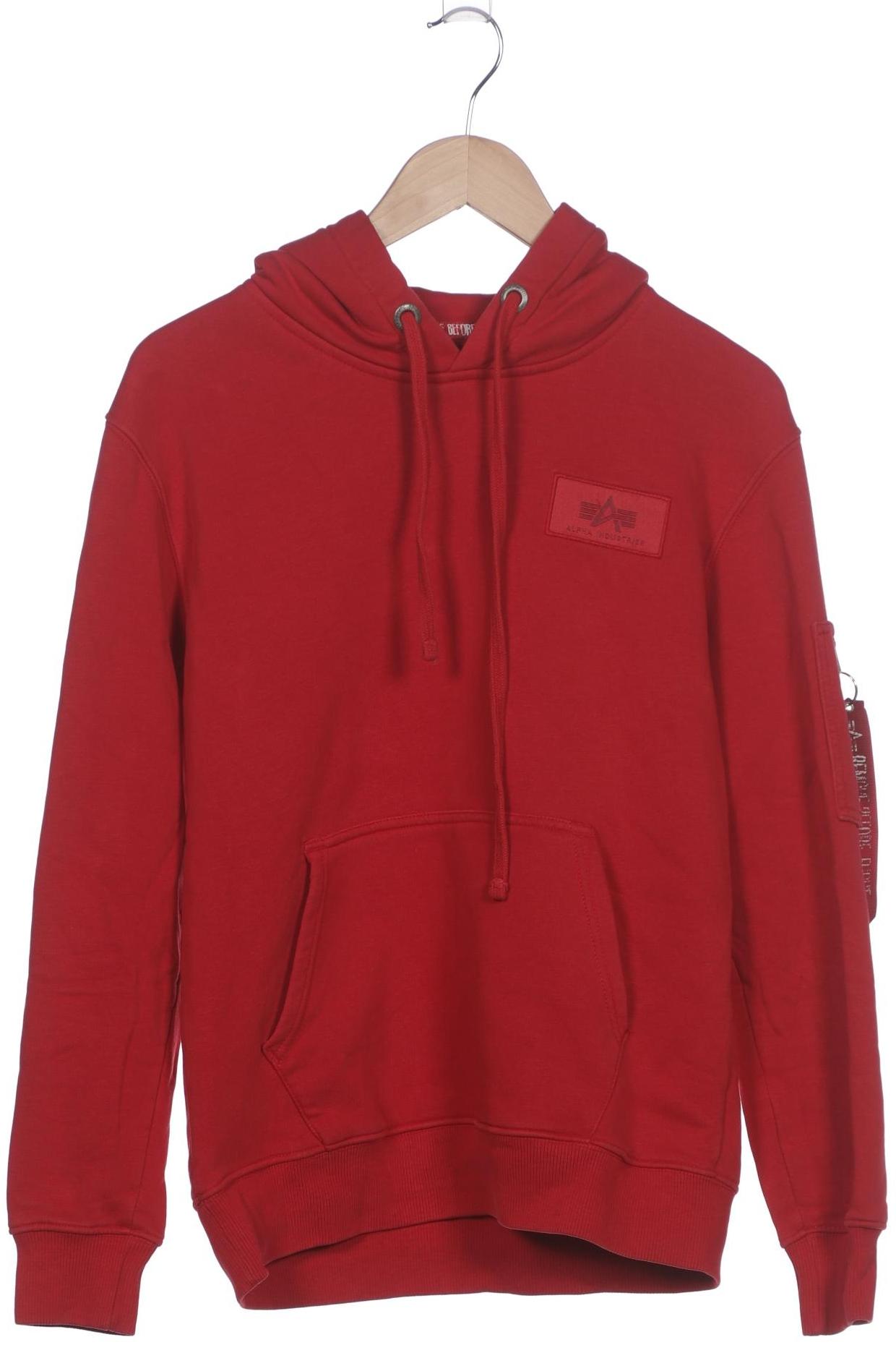 

Alpha industries Herren Kapuzenpullover, rot, Gr. 46