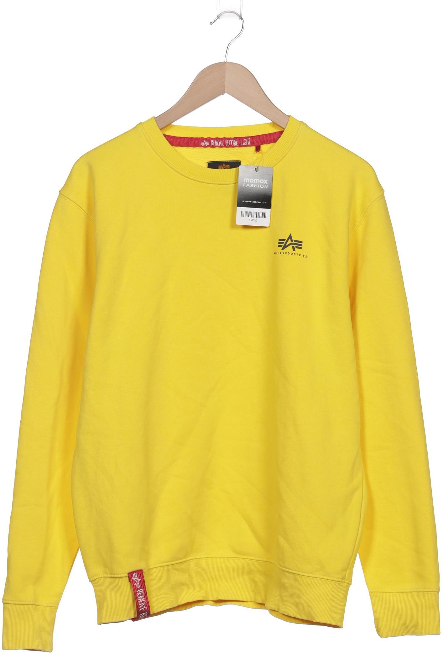 

Alpha industries Herren Sweatshirt, gelb, Gr. 52
