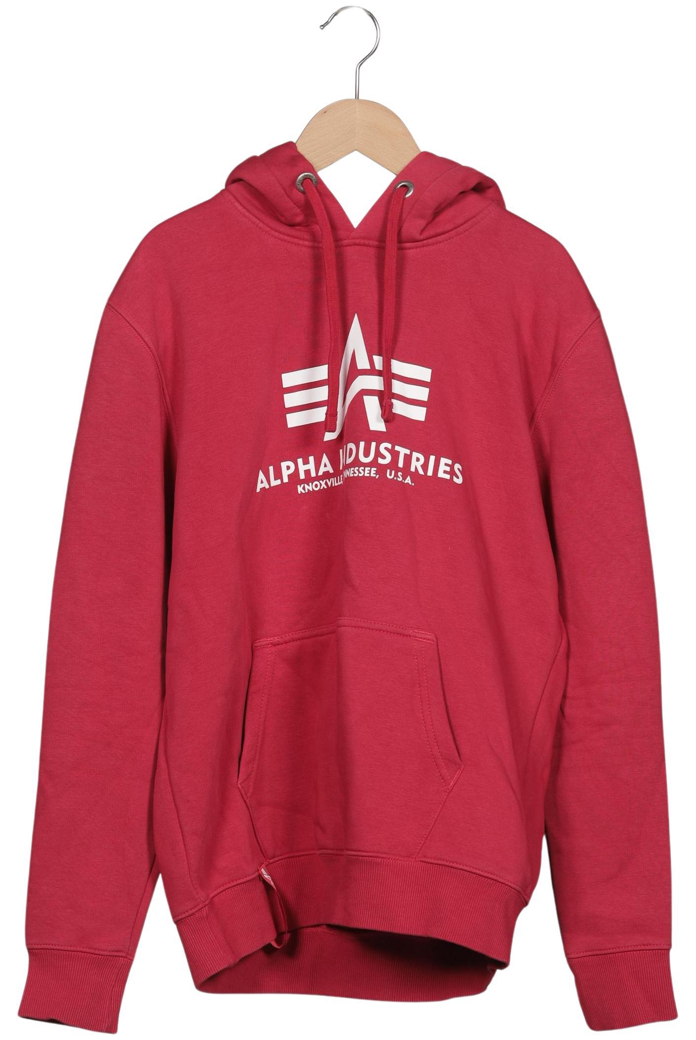 

Alpha industries Herren Kapuzenpullover, bordeaux, Gr. 48