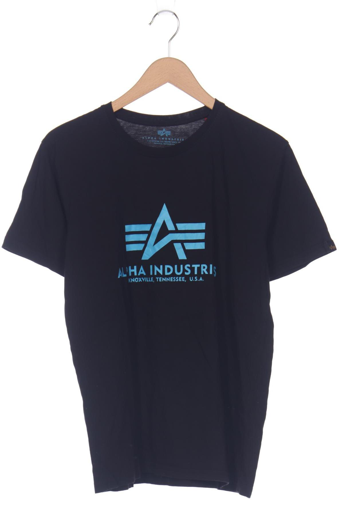 

Alpha industries Herren T-Shirt, schwarz, Gr. 48