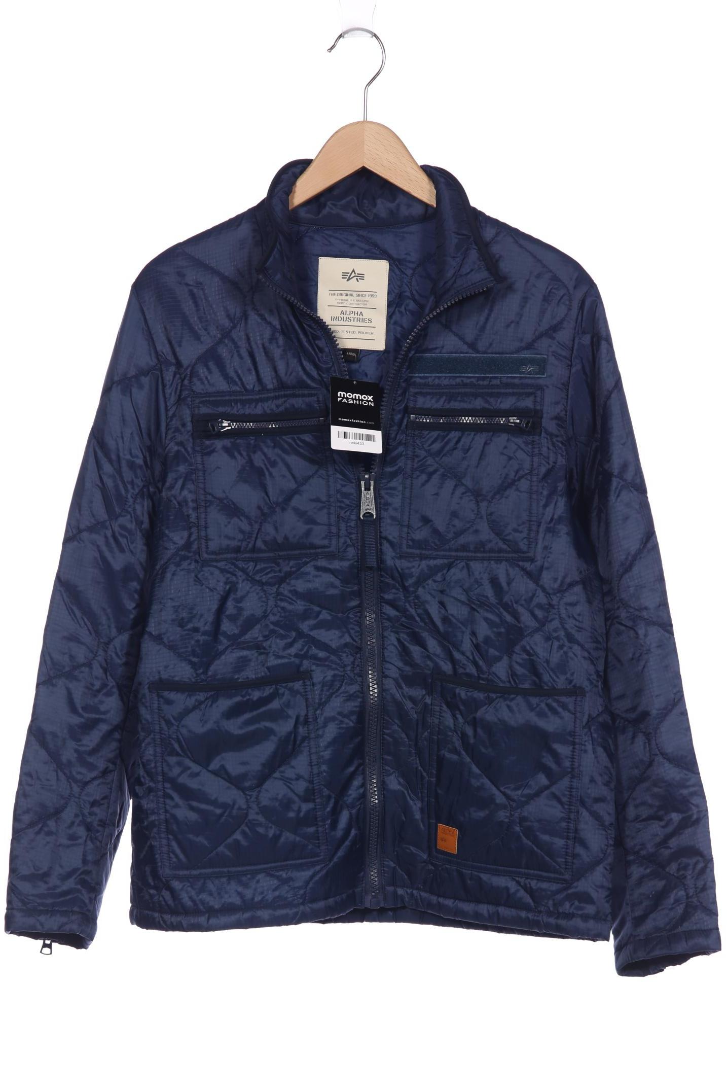 

Alpha industries Herren Jacke, blau, Gr. 52