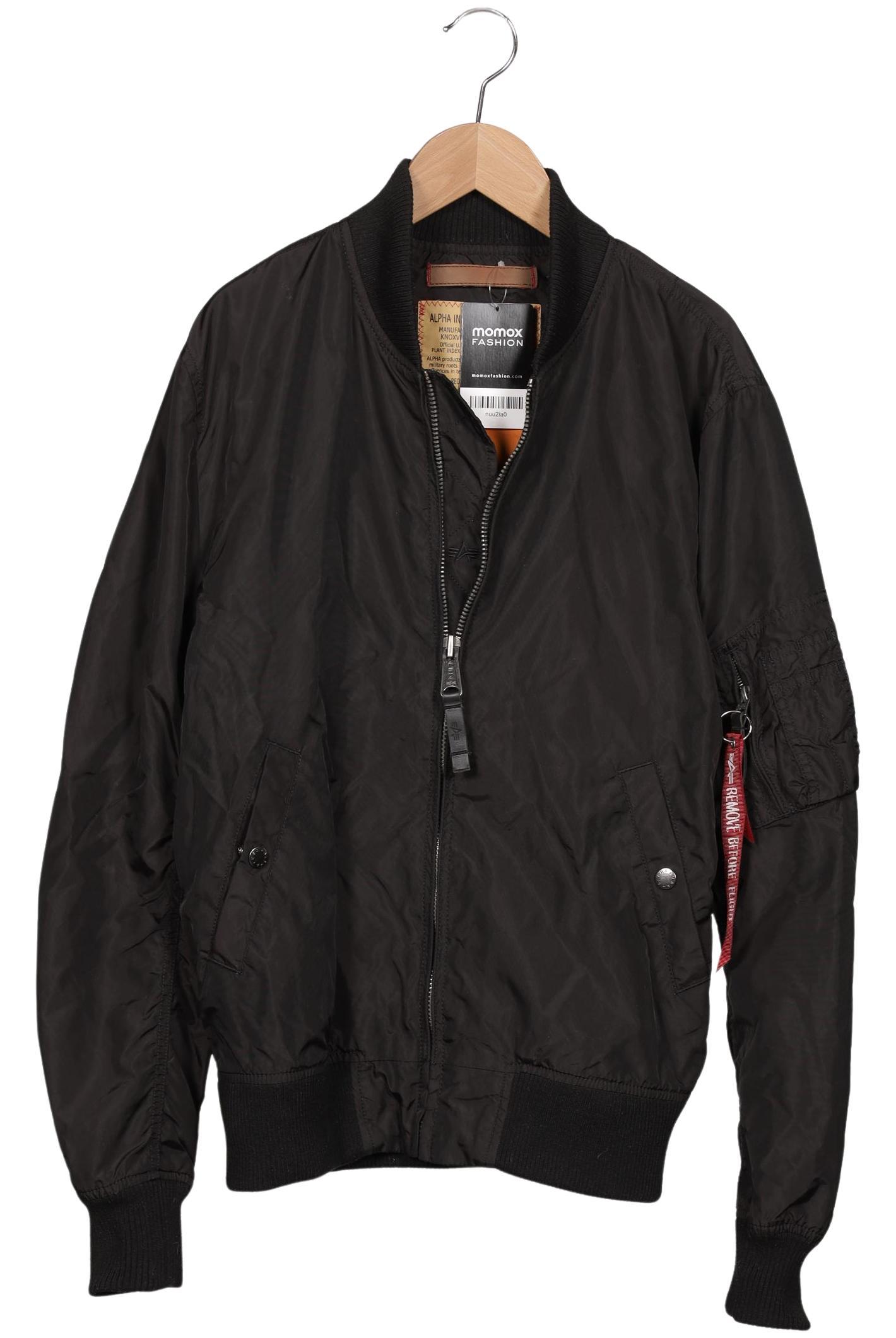

Alpha industries Herren Jacke, schwarz, Gr. 48