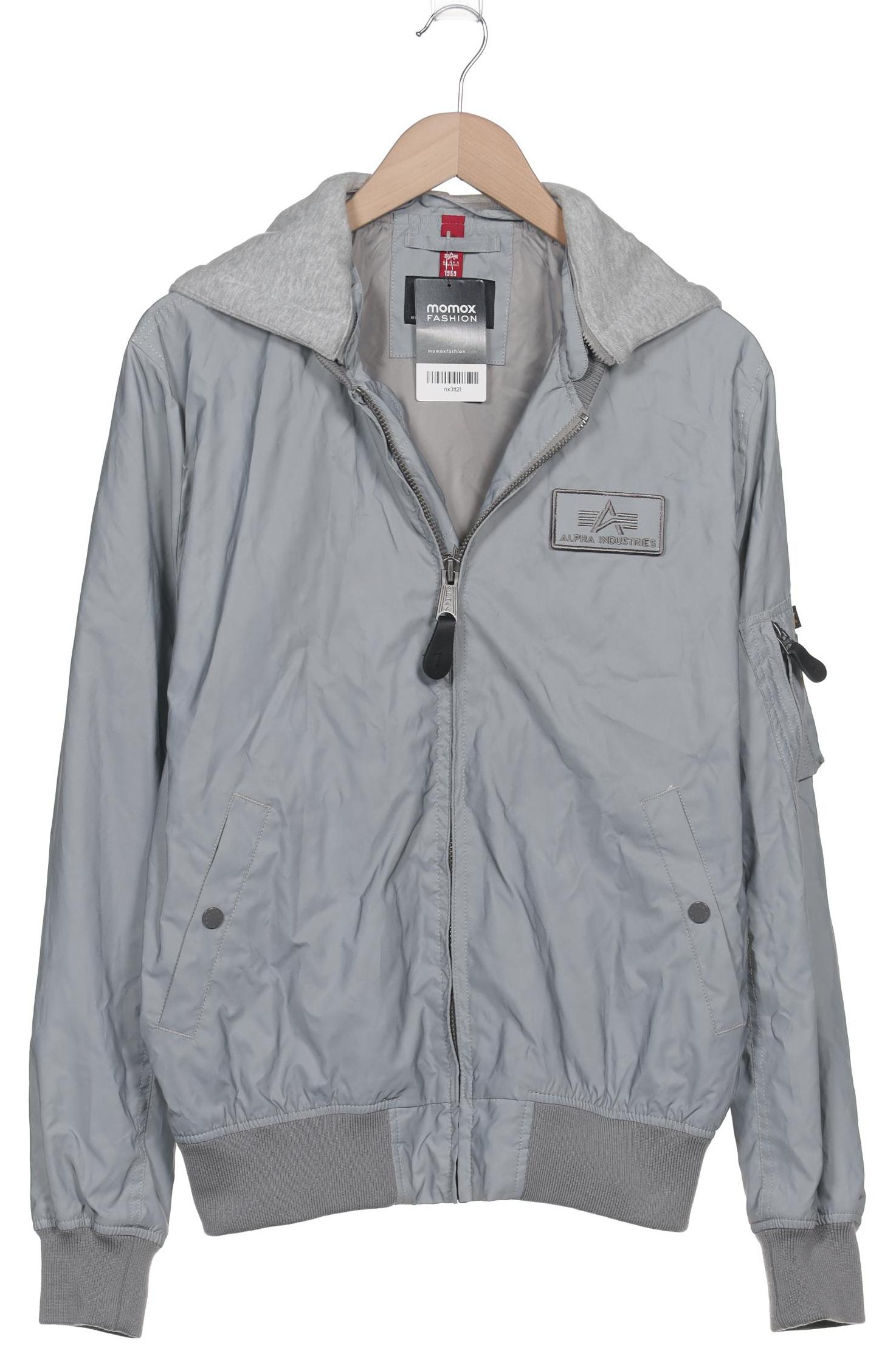 

Alpha industries Herren Jacke, grau, Gr. 52