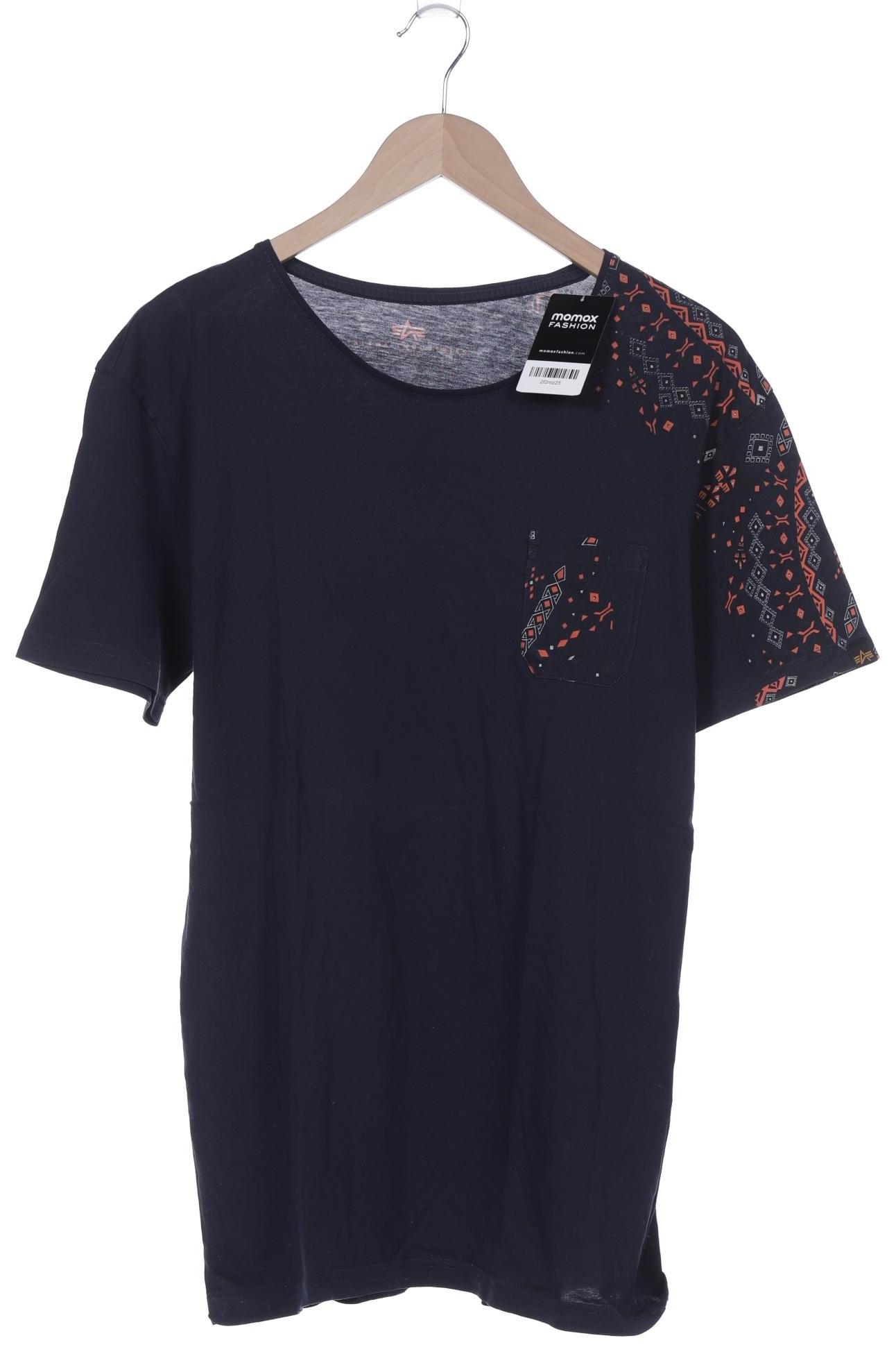

Alpha industries Herren T-Shirt, marineblau, Gr. 52