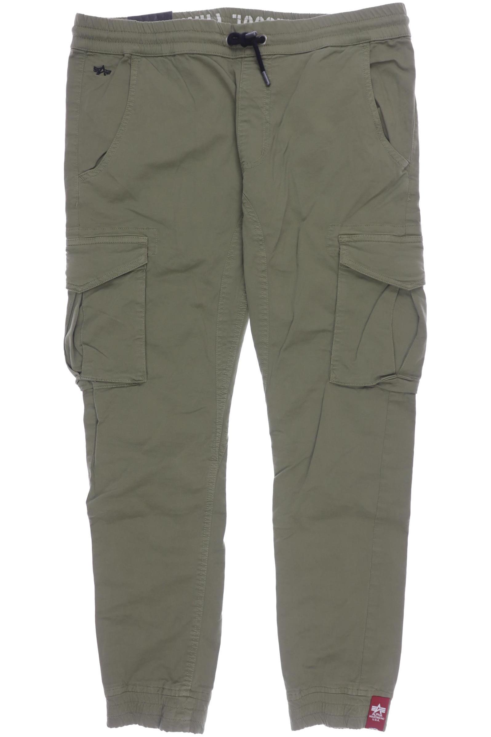 

Alpha industries Herren Stoffhose, grün, Gr. 54