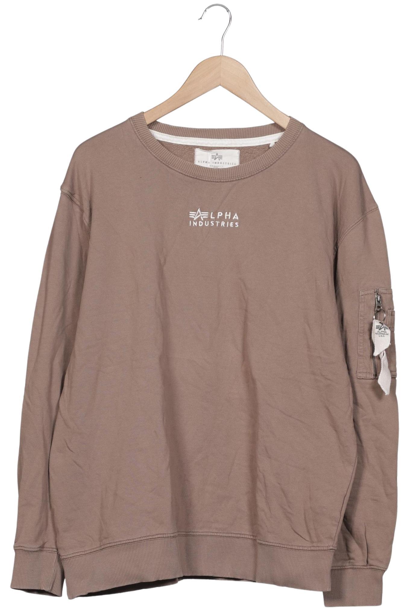 Thumbnail - Alpha industries Herren Sweatshirt, braun, Gr. 54