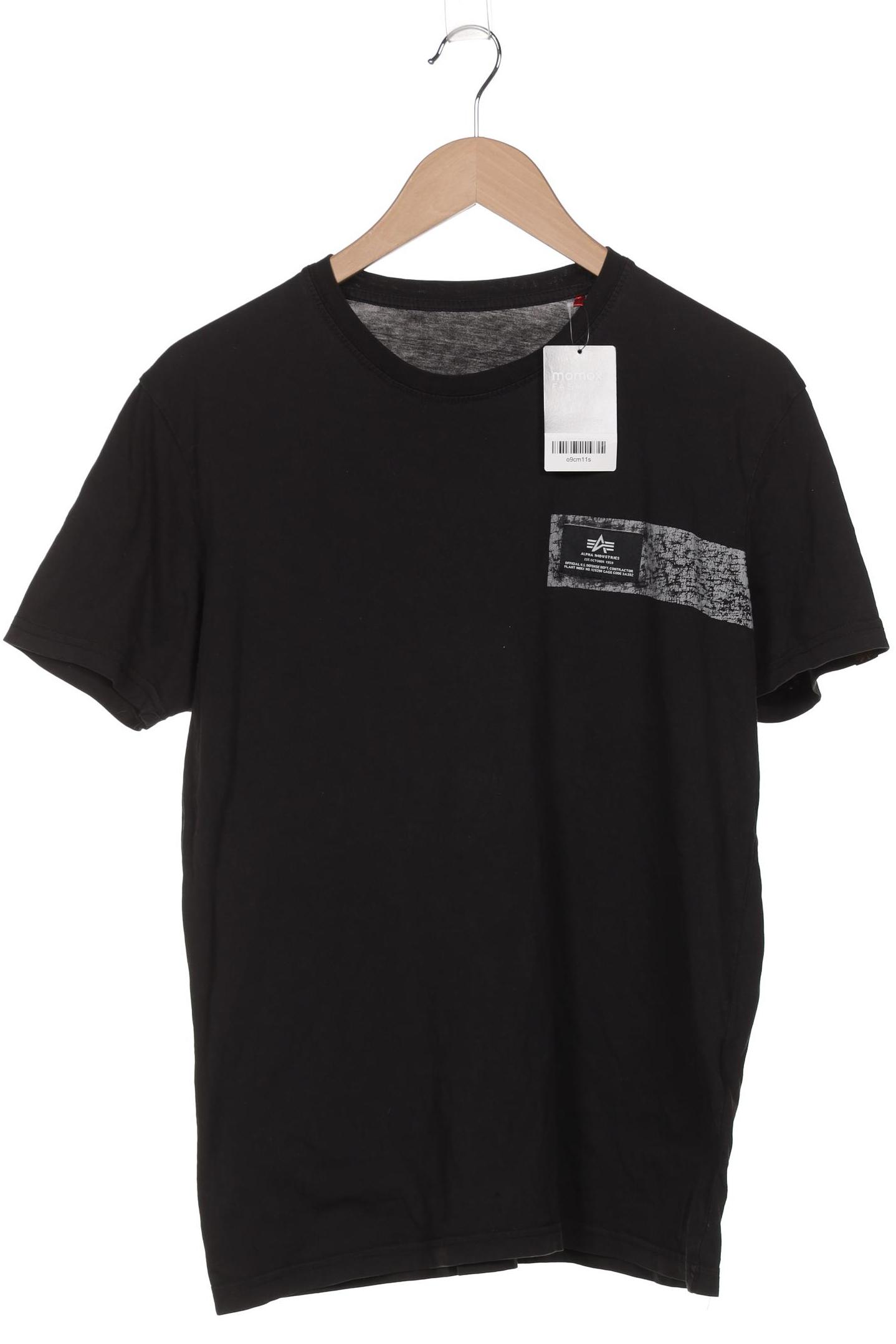 

Alpha industries Herren T-Shirt, schwarz, Gr. 48
