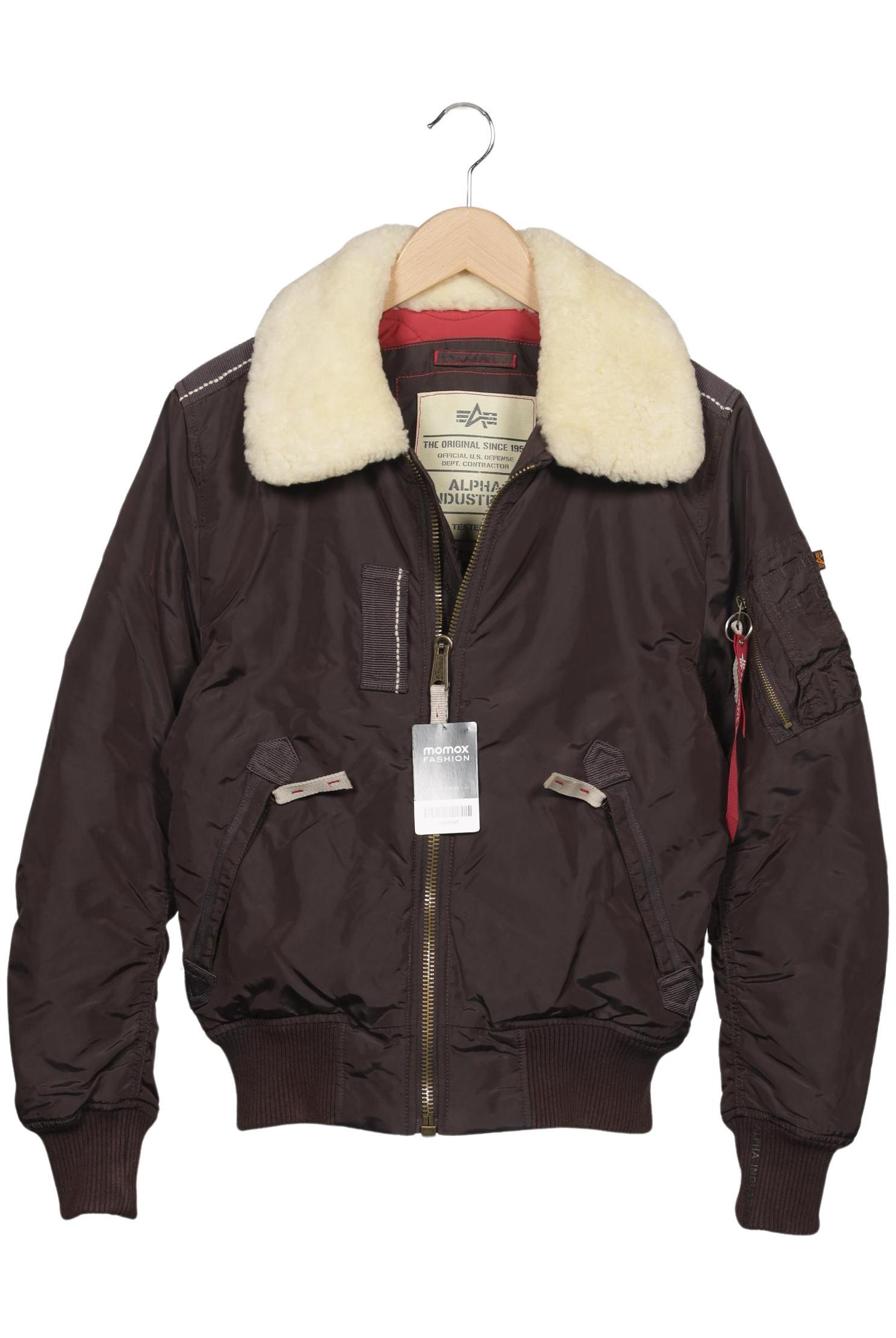 

Alpha industries Herren Jacke, braun, Gr. 46