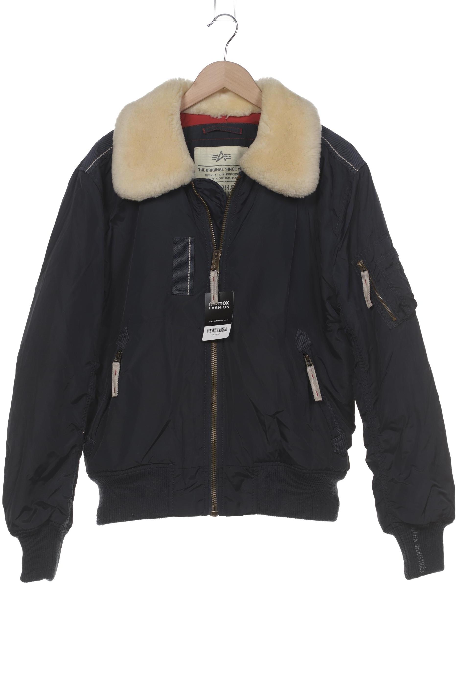 

Alpha industries Herren Jacke, marineblau, Gr. 54