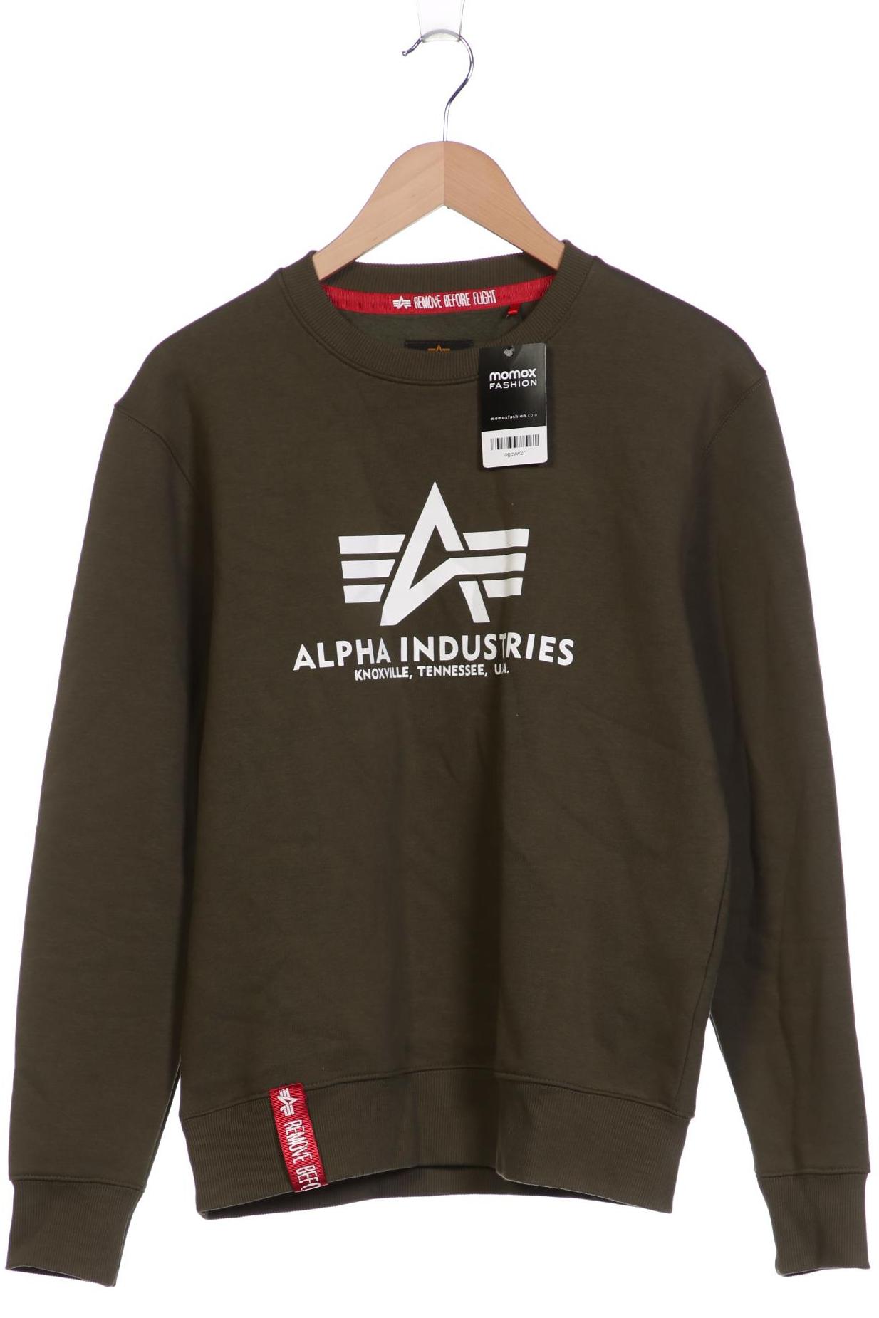 

Alpha industries Herren Sweatshirt, grün, Gr. 46