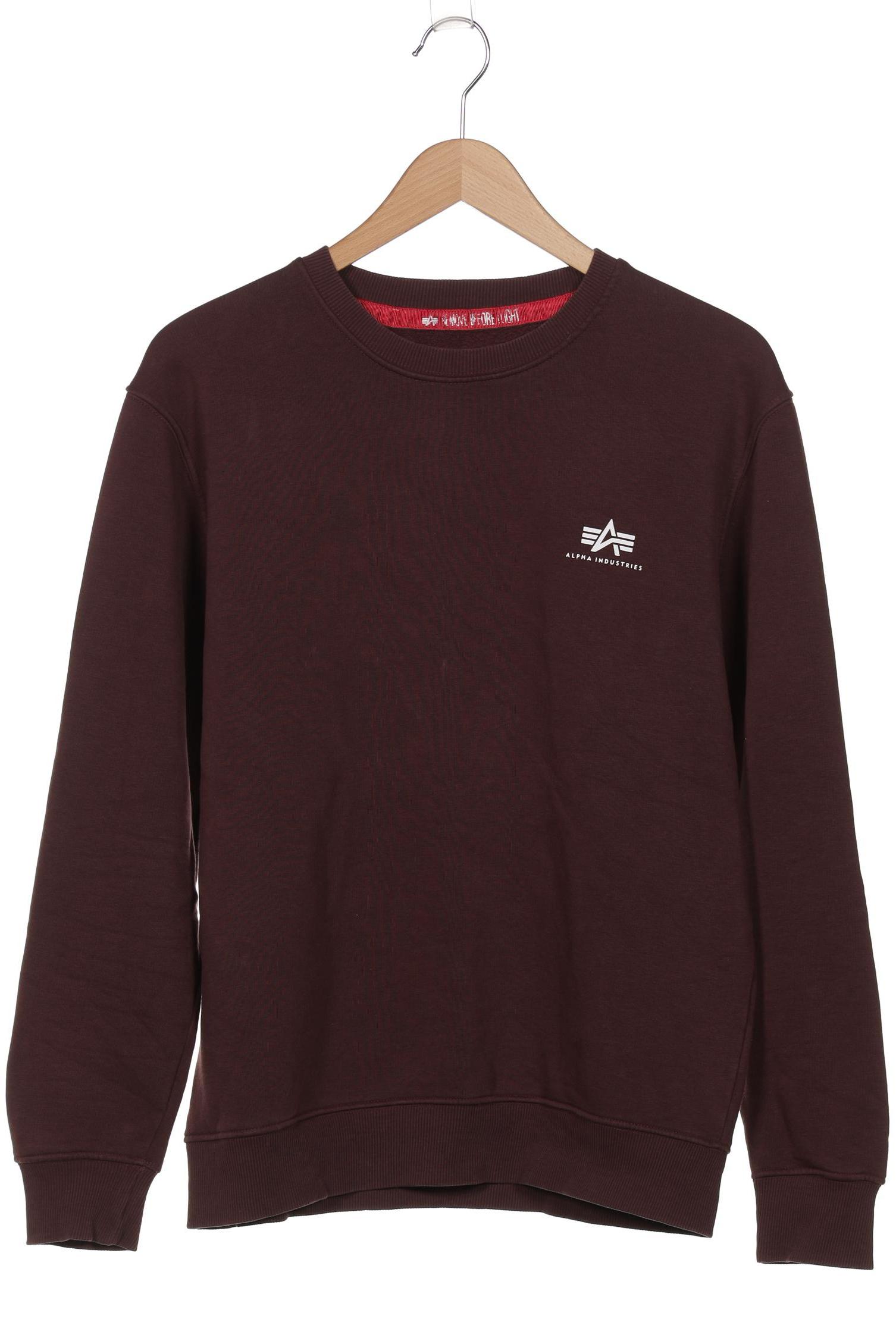 

Alpha industries Herren Sweatshirt, bordeaux, Gr. 48