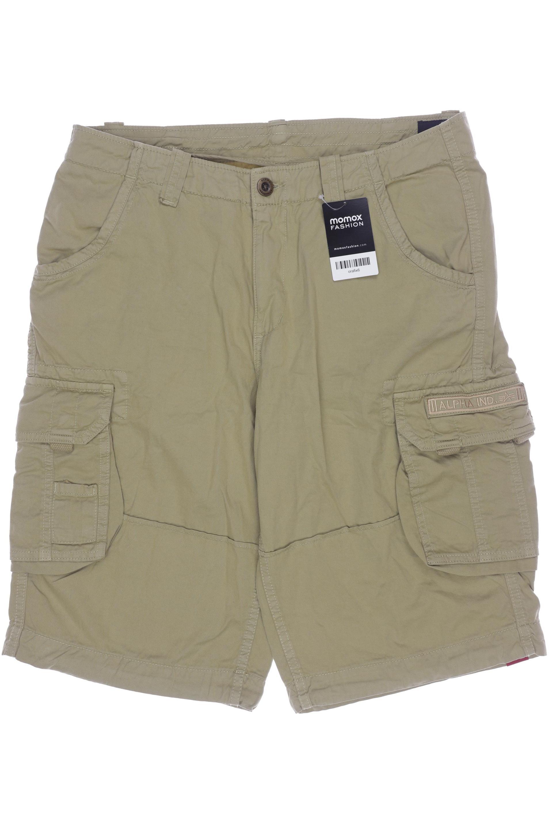 

Alpha industries Herren Shorts, grün, Gr. 34