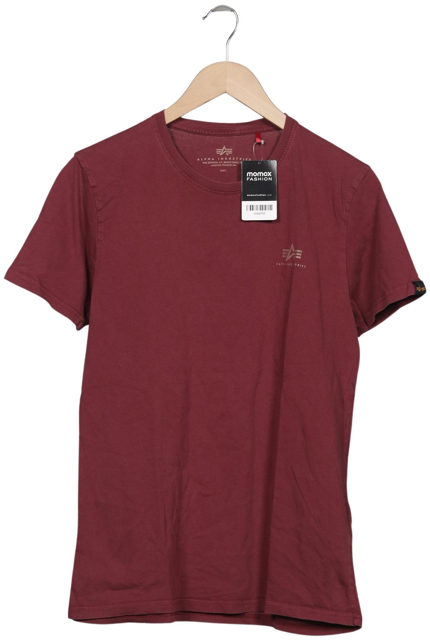 

Alpha industries Herren T-Shirt, bordeaux, Gr. 52