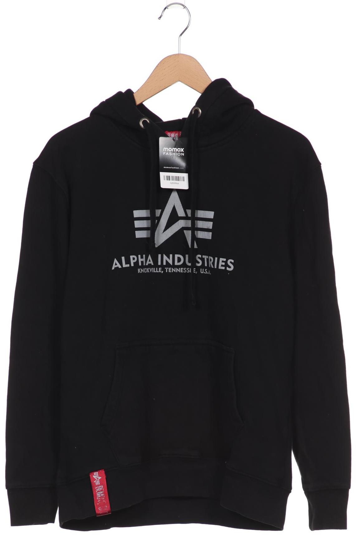 

Alpha industries Herren Kapuzenpullover, schwarz, Gr. 52