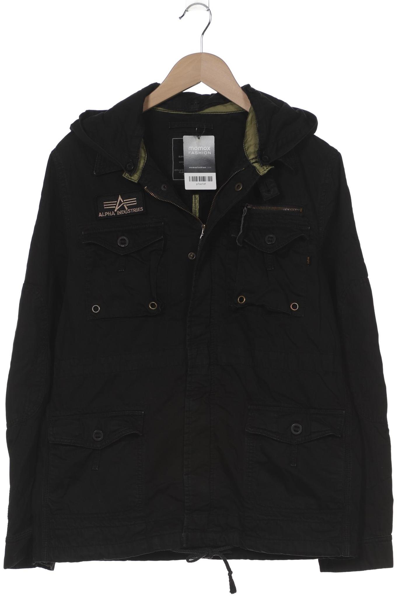 

Alpha industries Herren Jacke, schwarz, Gr. 48