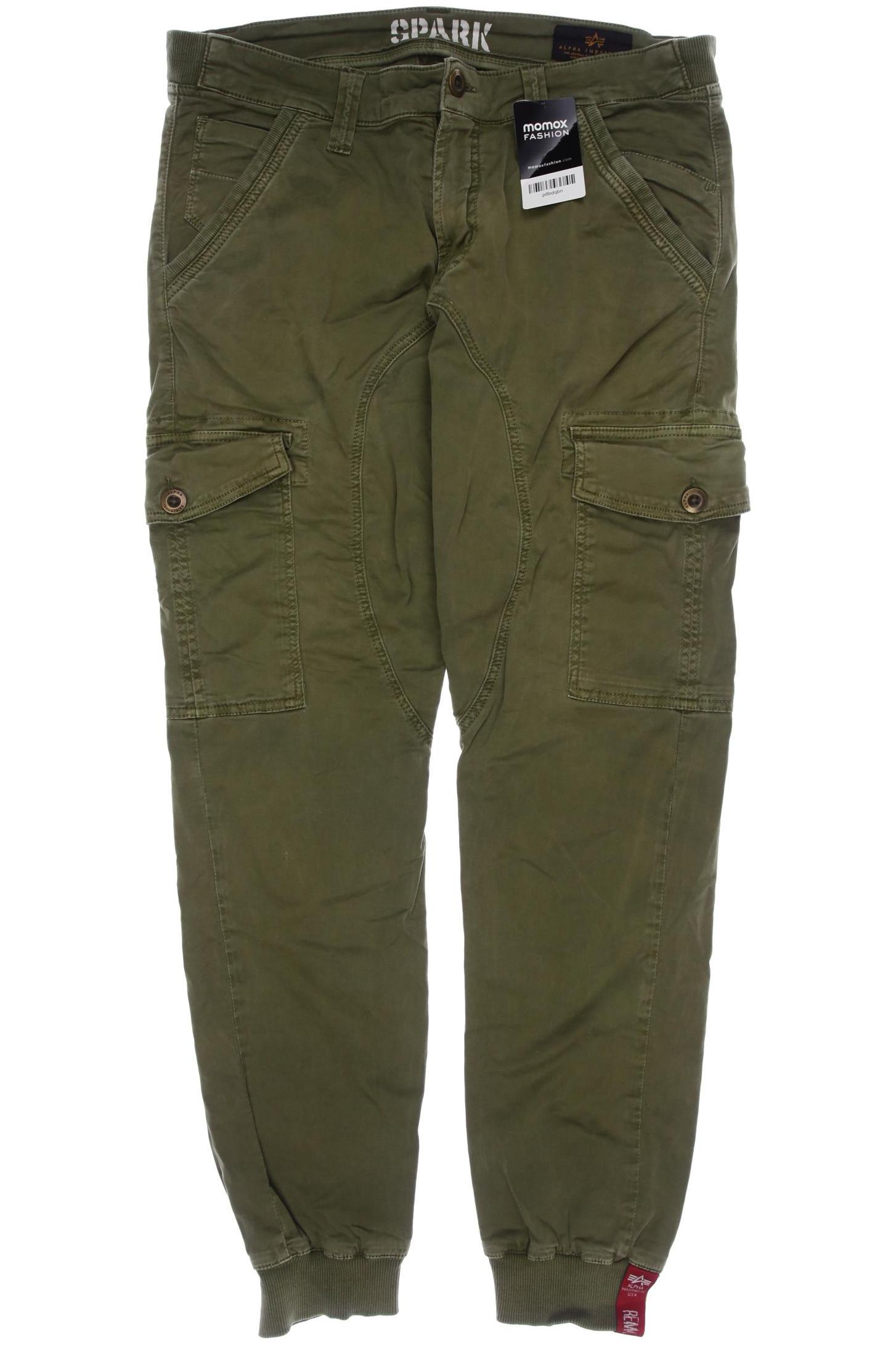 

Alpha industries Herren Jeans, grün, Gr. 34