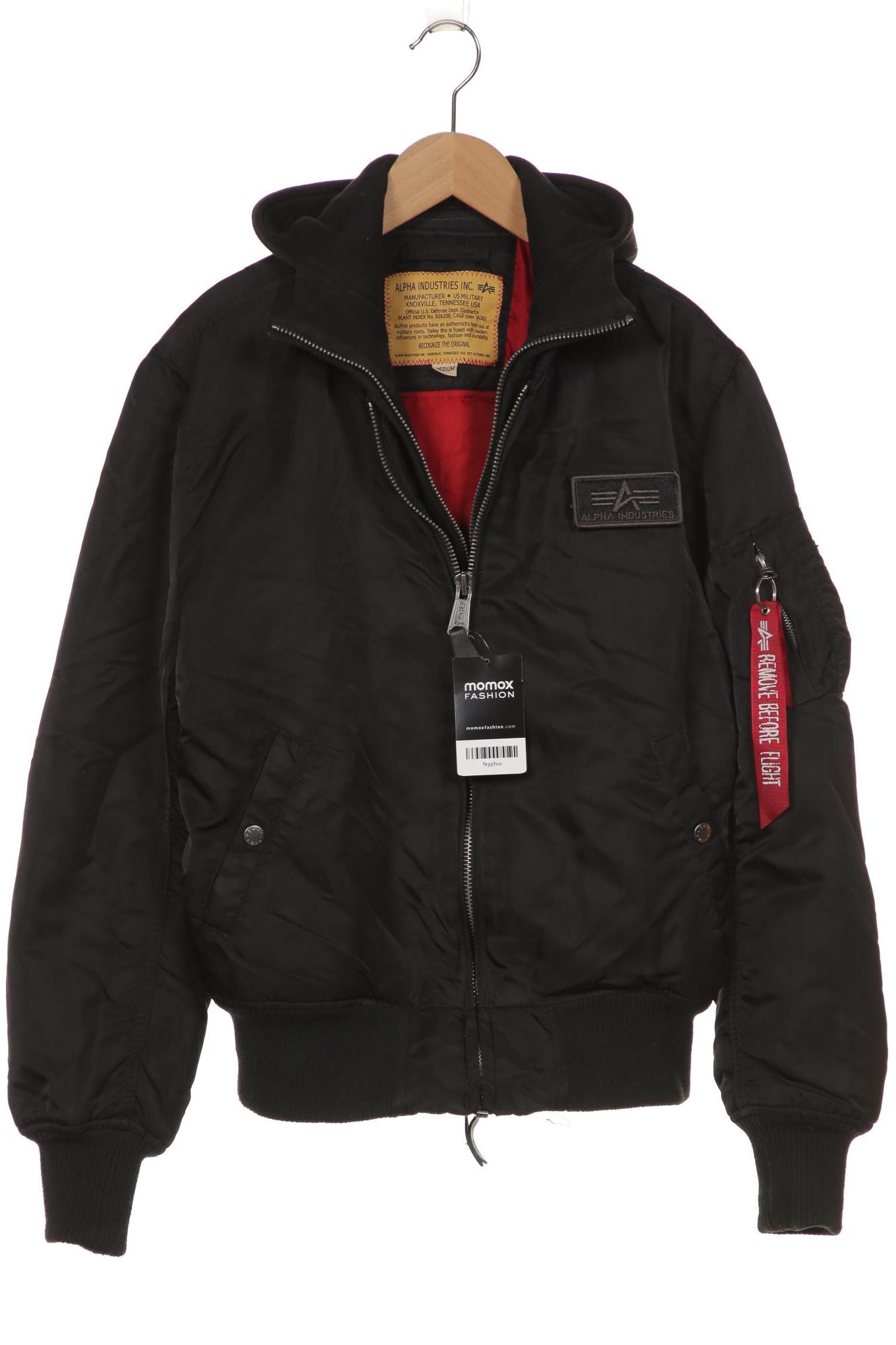 

Alpha industries Herren Jacke, schwarz, Gr. 48
