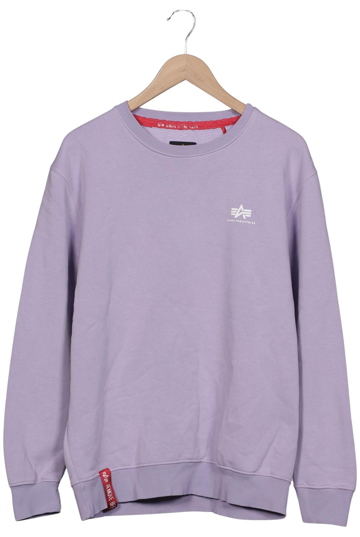 

Alpha industries Herren Sweatshirt, flieder, Gr. 54