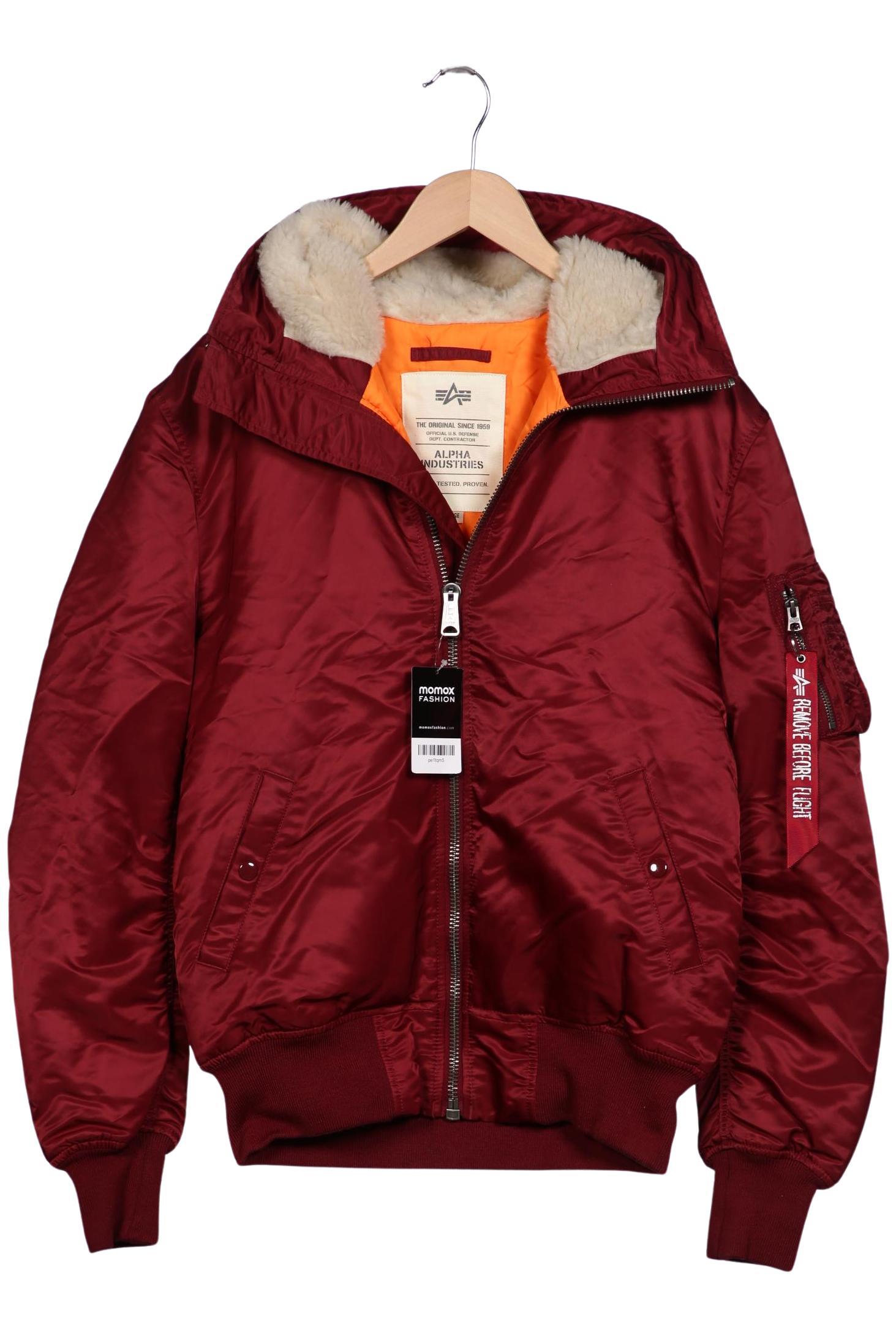 

Alpha industries Herren Jacke, bordeaux, Gr. 52